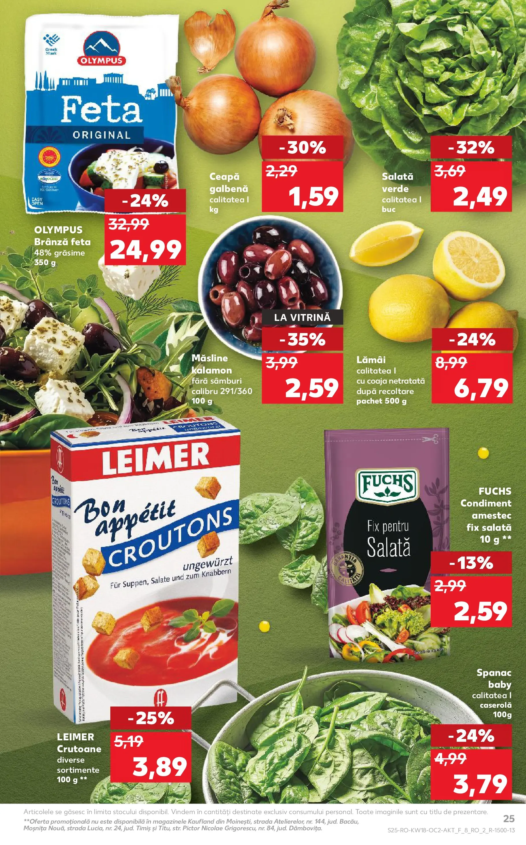 Kaufland Craiova 29.04.2026 - Revista si Oferta | Pagină: 25 | Produse: Ceapă galbenă, Vitrină, Brânză, Ceapă