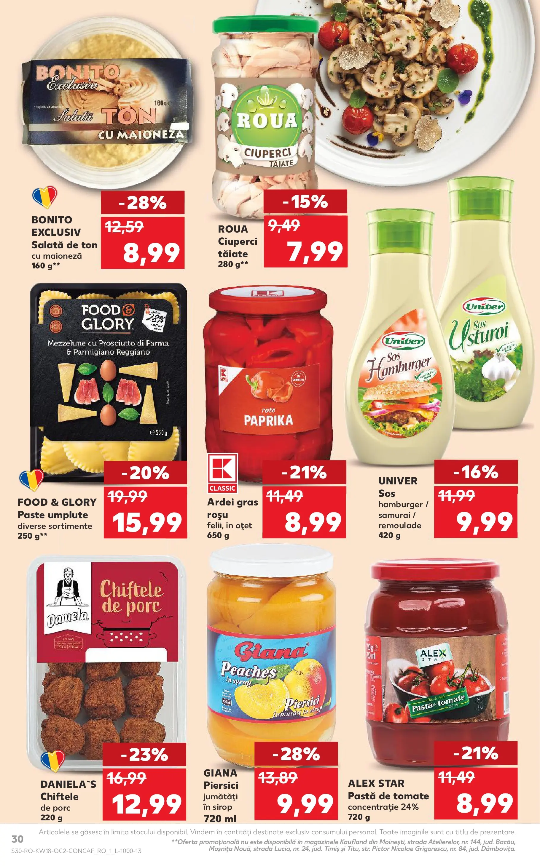 Kaufland Satu Mare 29.04.2026 - Revista si Oferta | Pagină: 30 | Produse: Ardei, Oțet, Salată, Maioneză