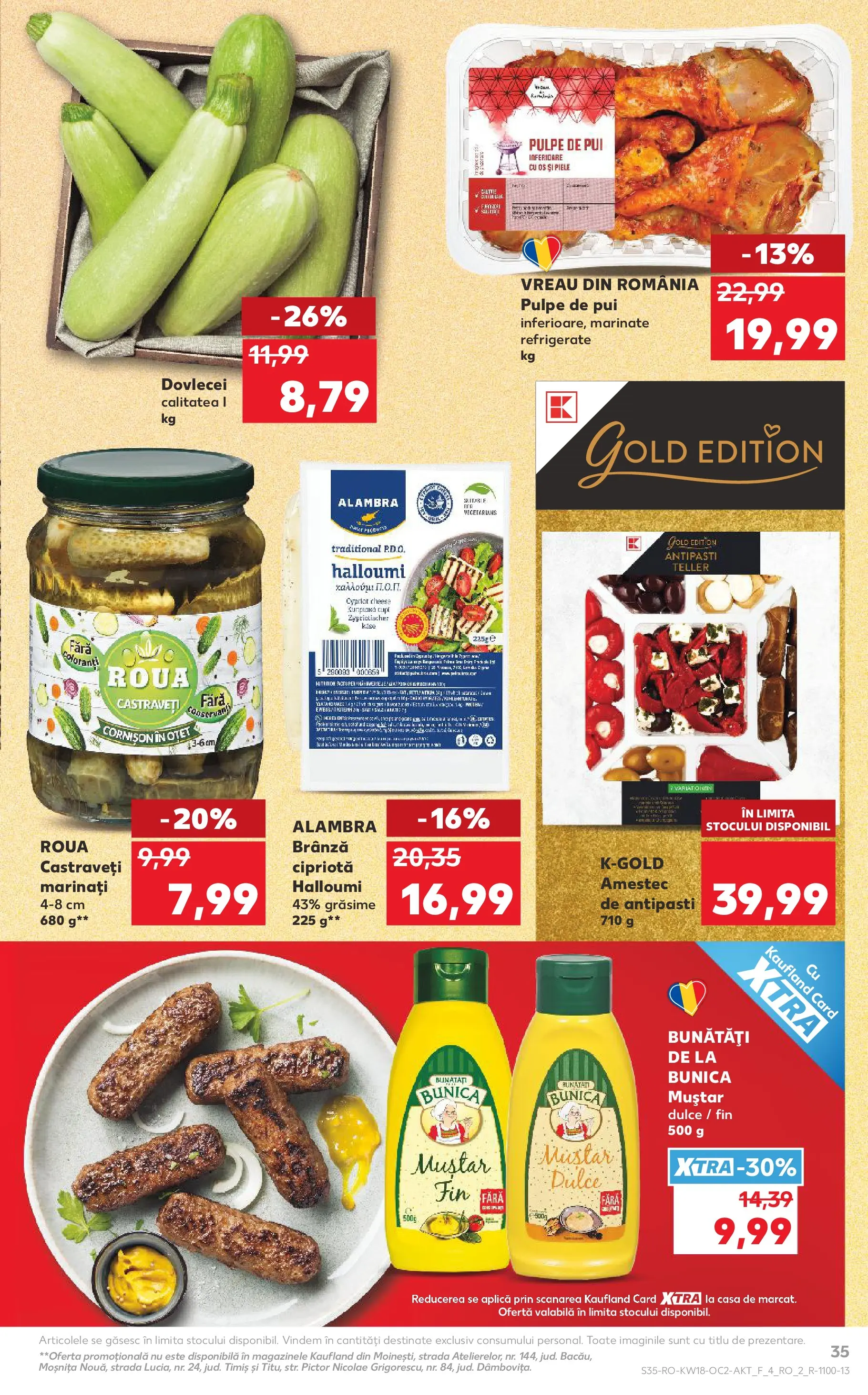 Kaufland Codlea 29.04.2026 - Revista si Oferta | Pagină: 35 | Produse: Hacıyatmaz Kedi Oyuncağı, Brânză, Oțet, Castraveți
