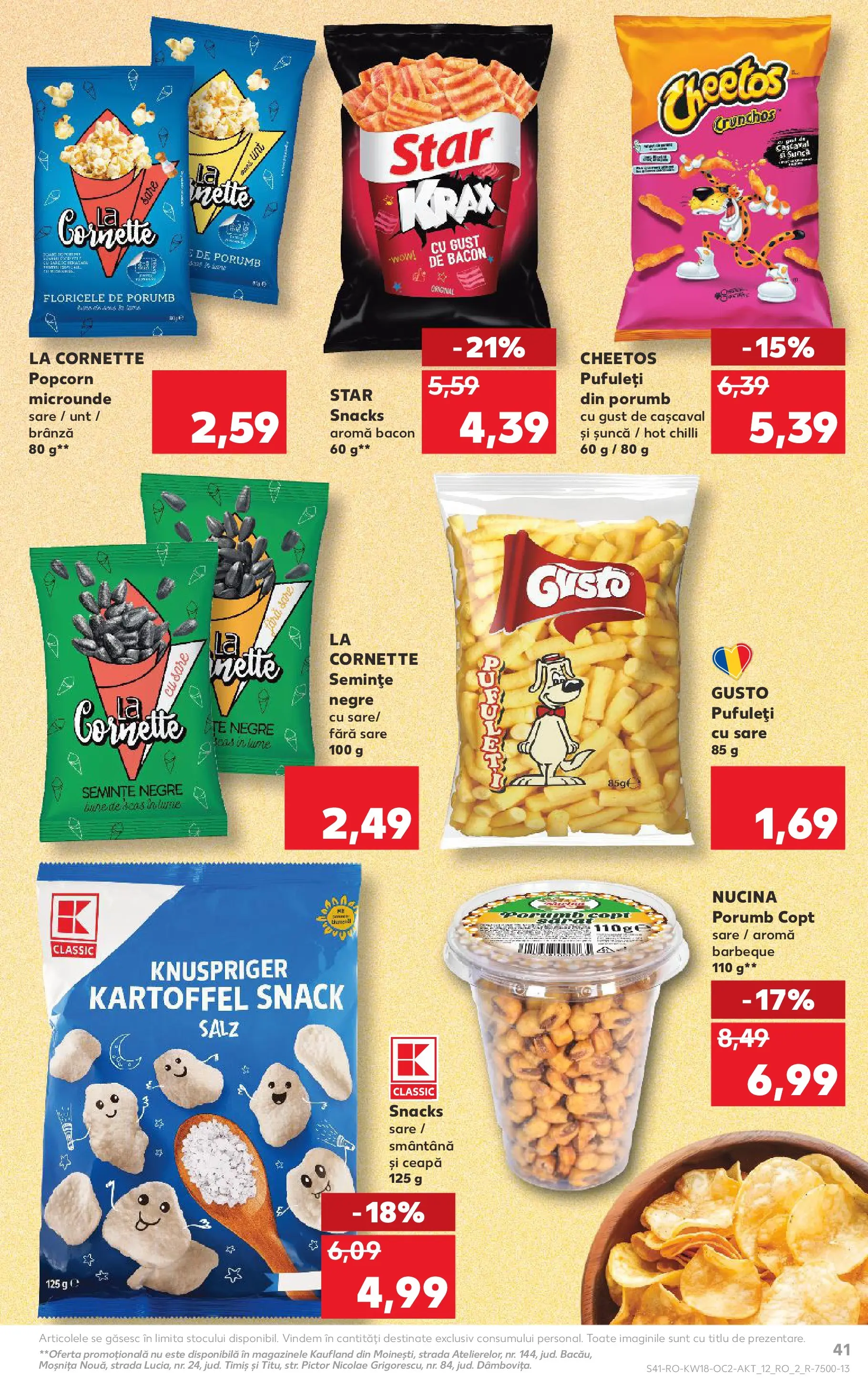Kaufland Viseu de Sus 29.04.2026 - Revista si Oferta | Pagină: 41 | Produse: Chilli, Cașcaval, Bacon, Semințe