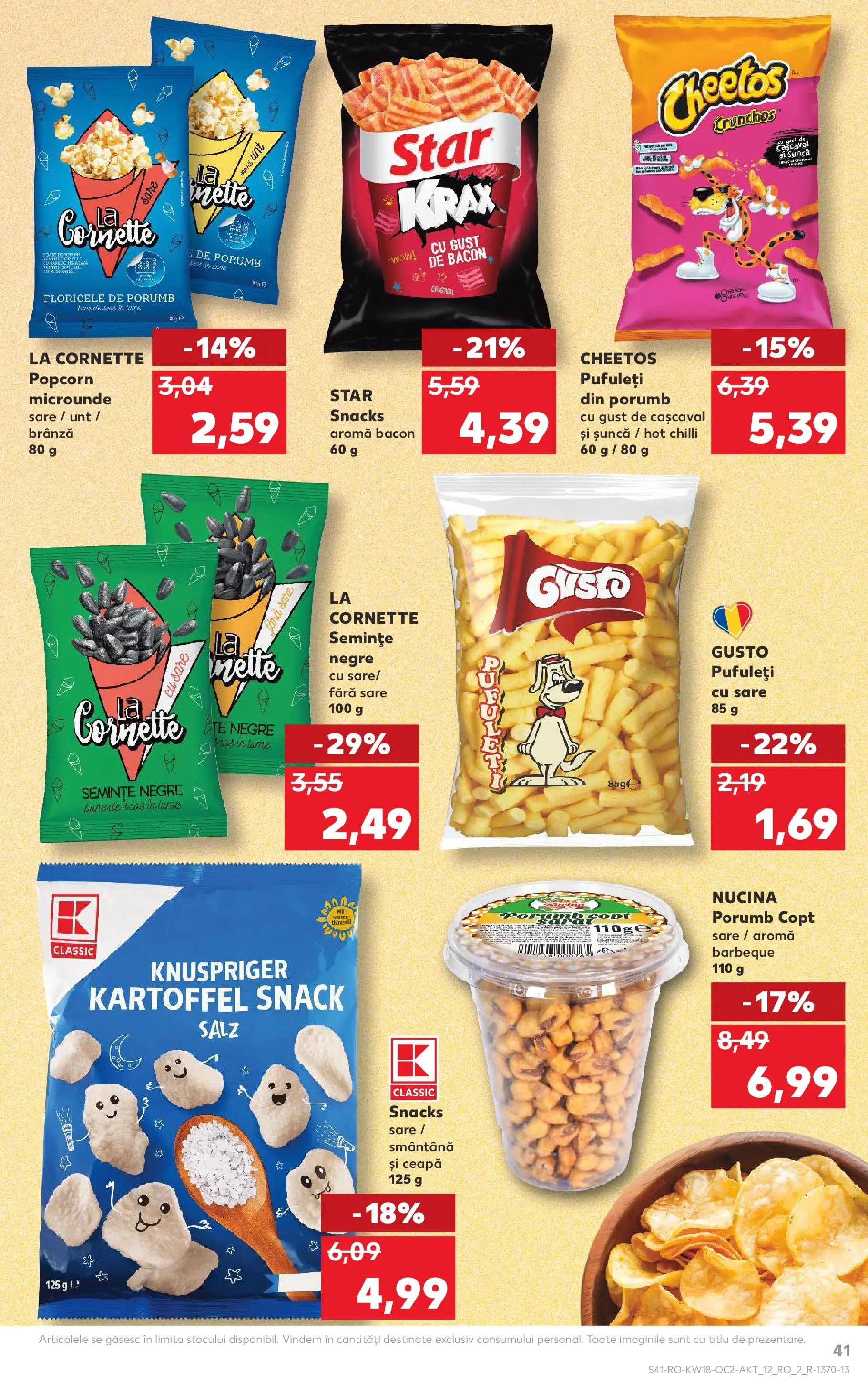 Kaufland Codlea 29.04.2026 - Revista si Oferta | Pagină: 41 | Produse: Chilli, Semințe, Brânză, Smântână
