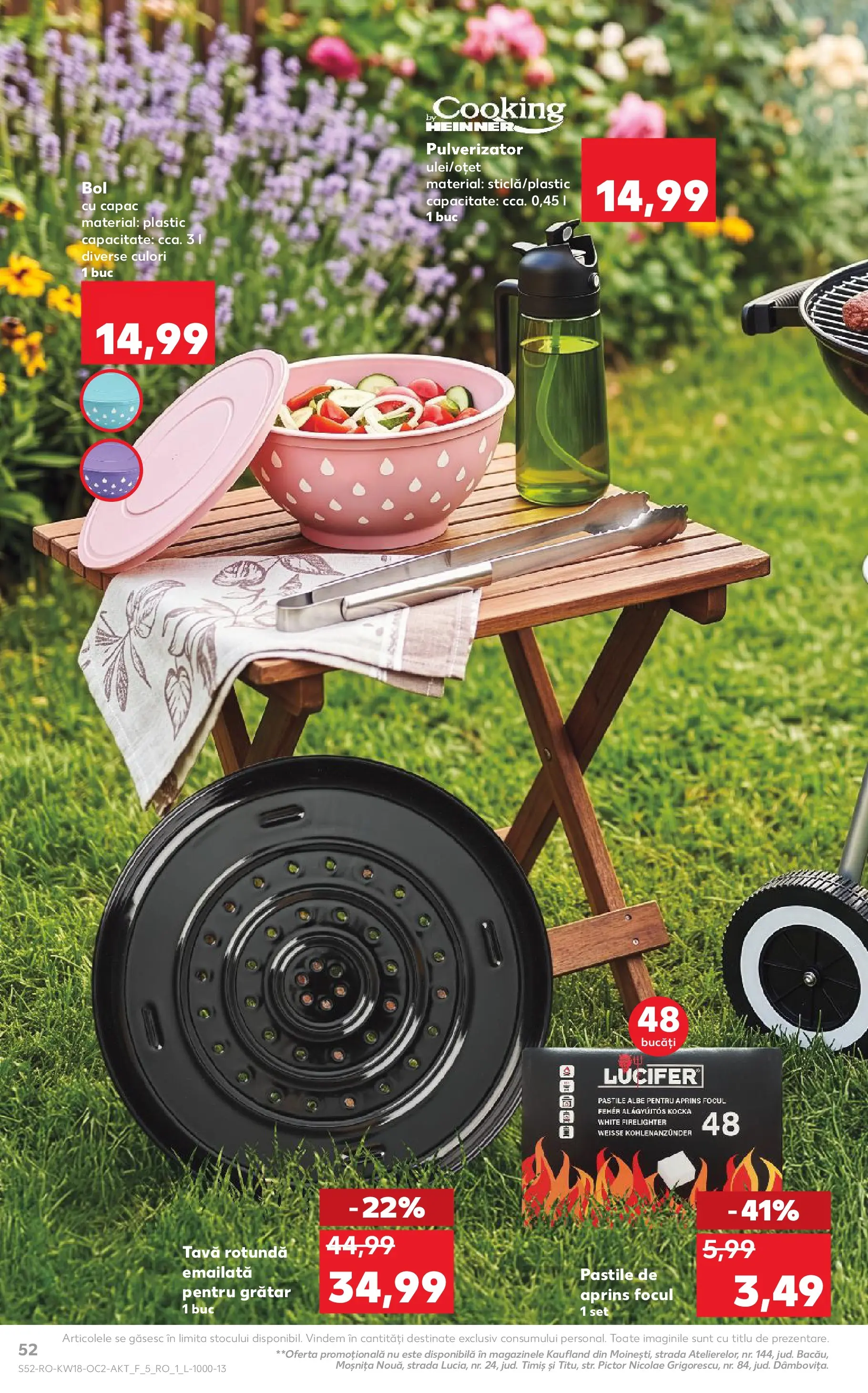 Kaufland Satu Mare 29.04.2026 - Revista si Oferta | Pagină: 52 | Produse: Grill, Bol, Grătar