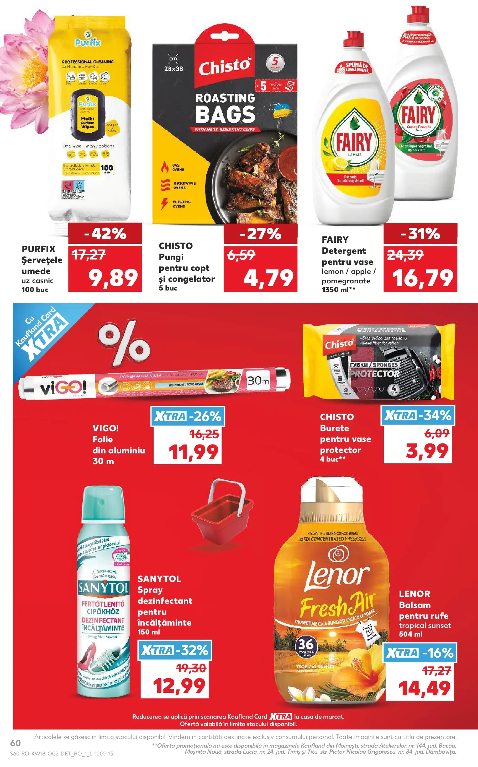 Kaufland Satu Mare 29.04.2026 - Revista si Oferta | Pagină: 60 | Produse: Pară, Apple, Yorgan, Bornoz takımı