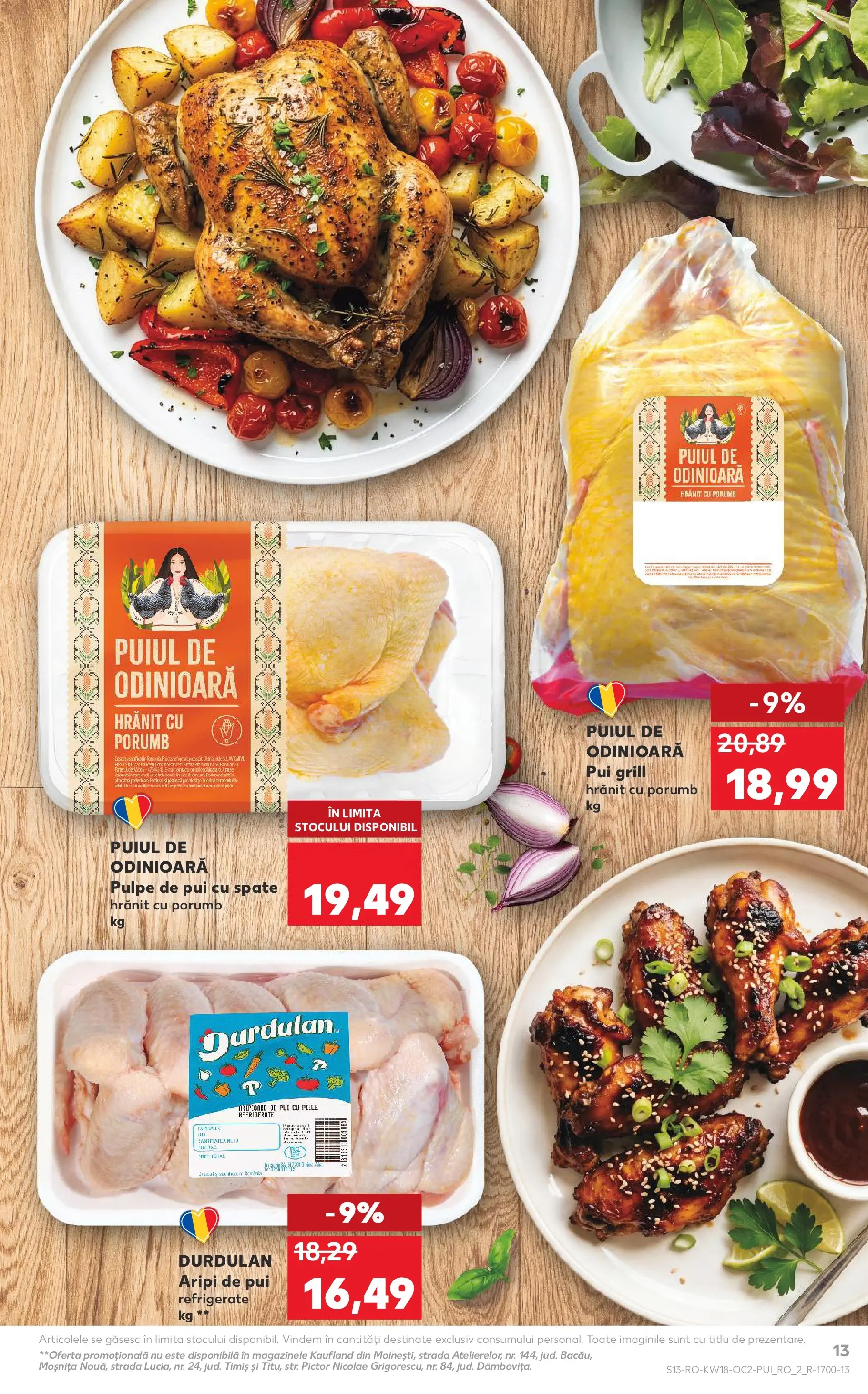 Kaufland Galați 29.04.2026 - Revista si Oferta | Pagină: 13 | Produse: Grill, Hacıyatmaz Kedi Oyuncağı, Porumb