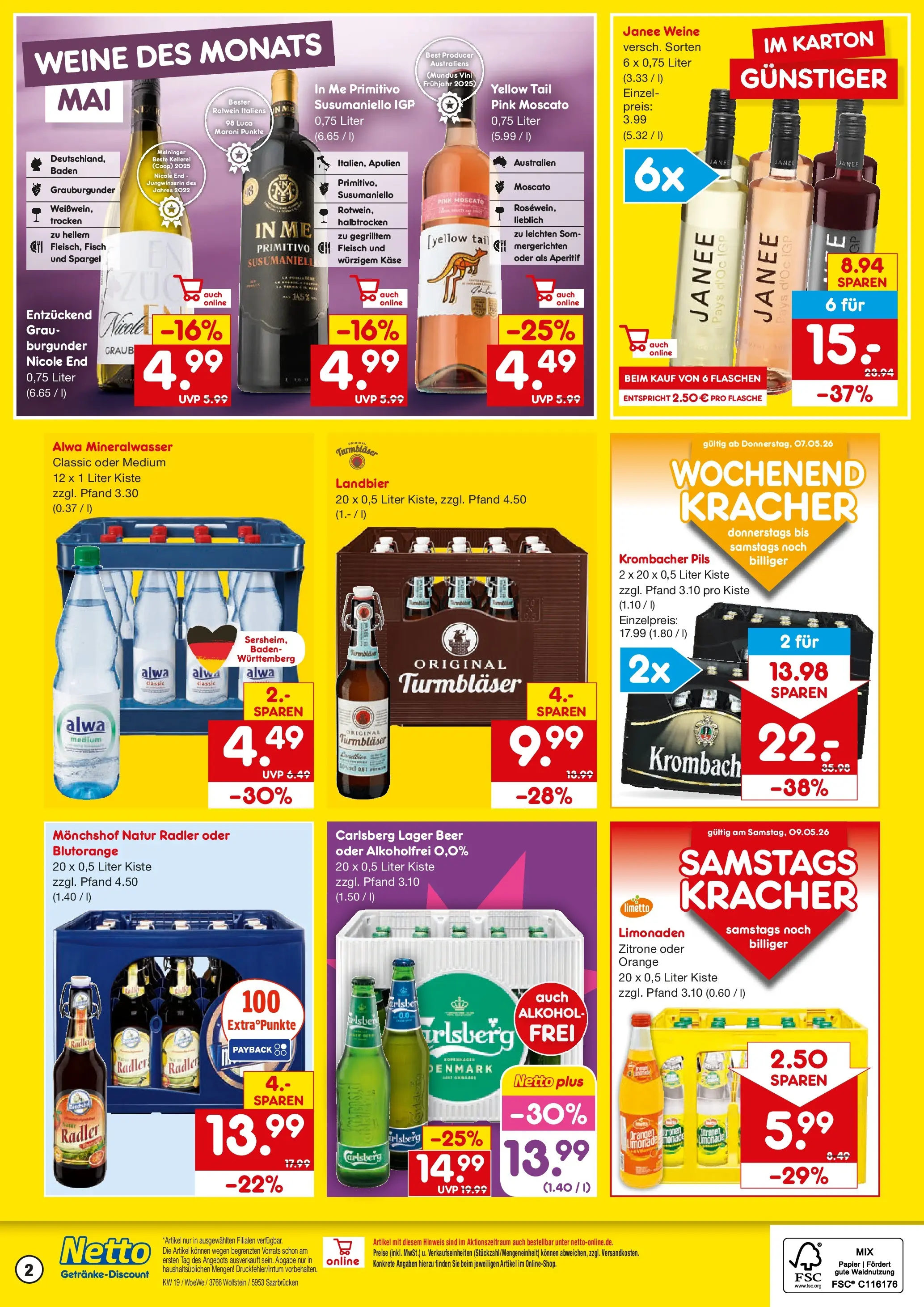 Netto Marken-Discount Prospekt Saarbrücken	 (ab 04.05.2026) » Angebote | Seite: 2