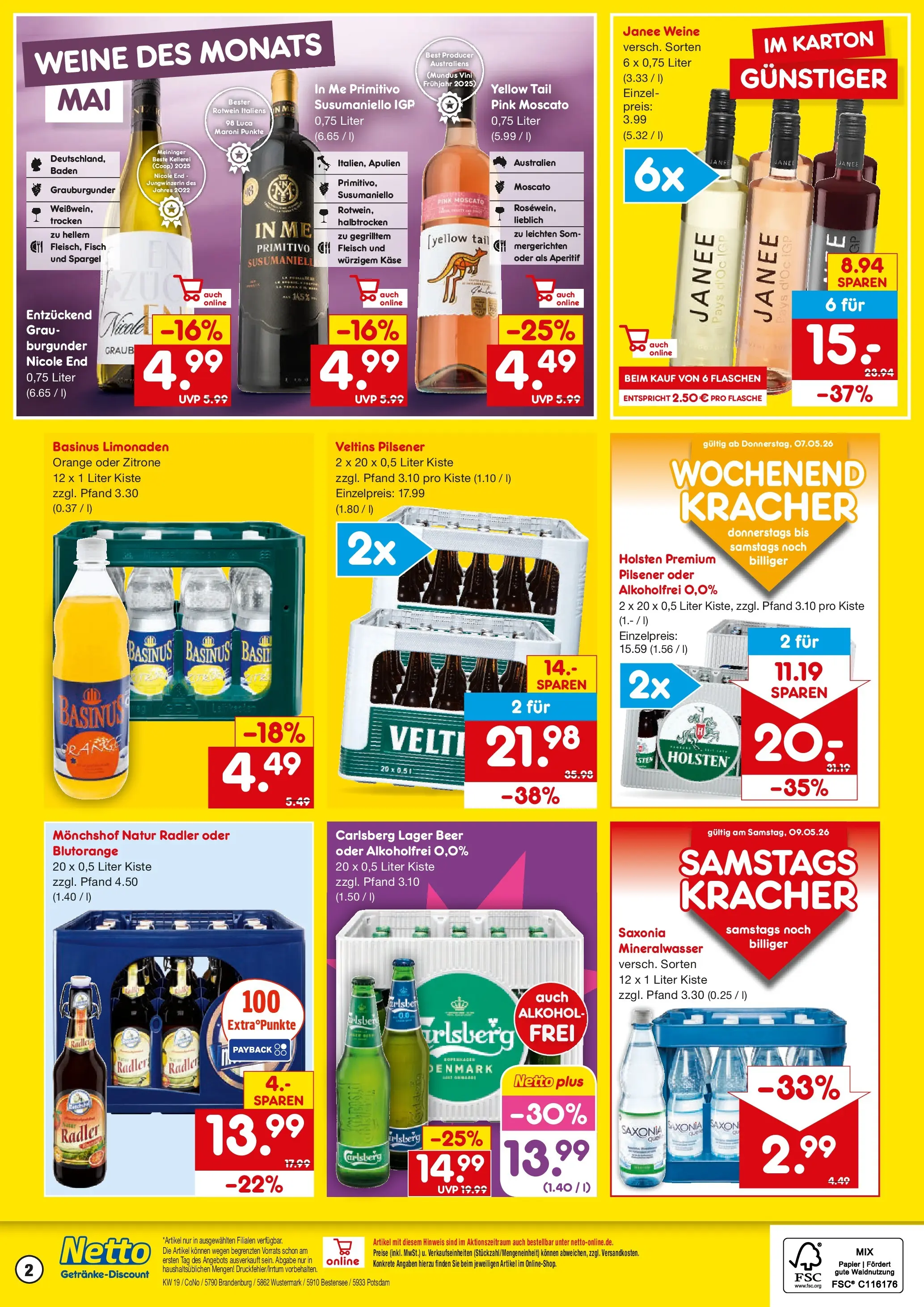 Netto Marken-Discount Prospekt Potsdam	 (ab 04.05.2026) » Angebote | Seite: 2