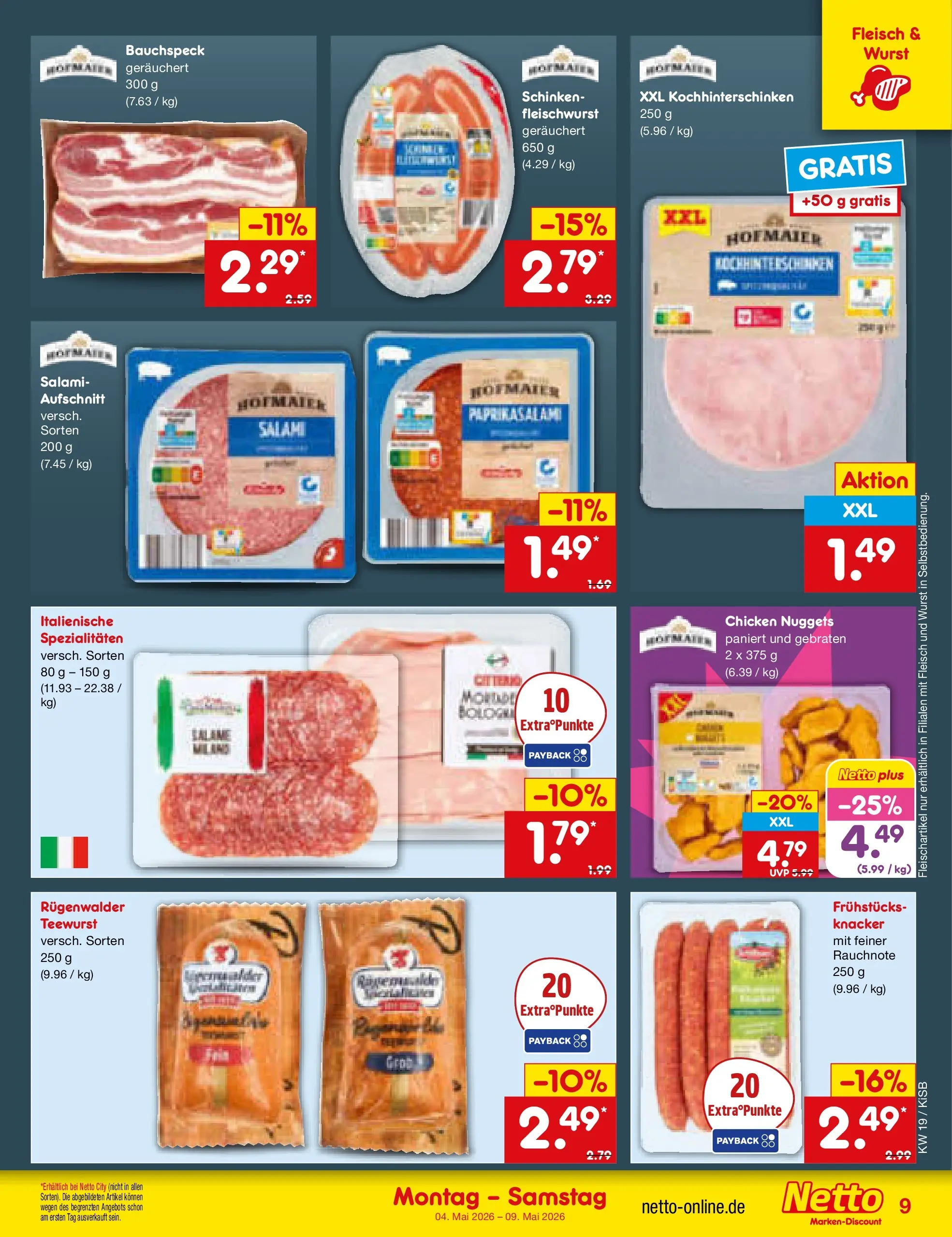 Netto Marken-Discount Prospekt Oberhaid	 (ab 04.05.2026) » Angebote | Seite: 9