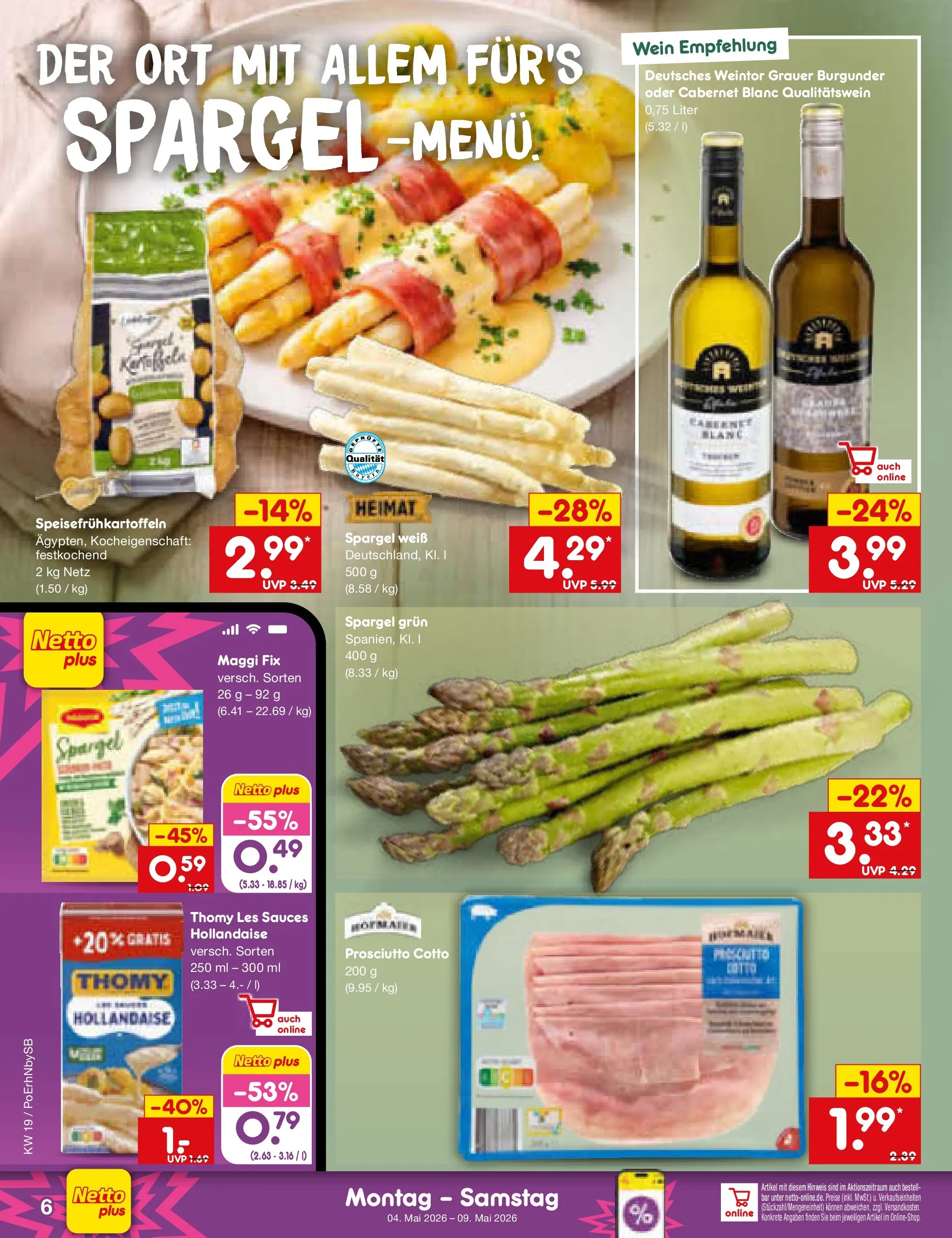 Netto Marken-Discount Prospekt Regensburg	 (ab 04.05.2026) » Angebote | Seite: 6