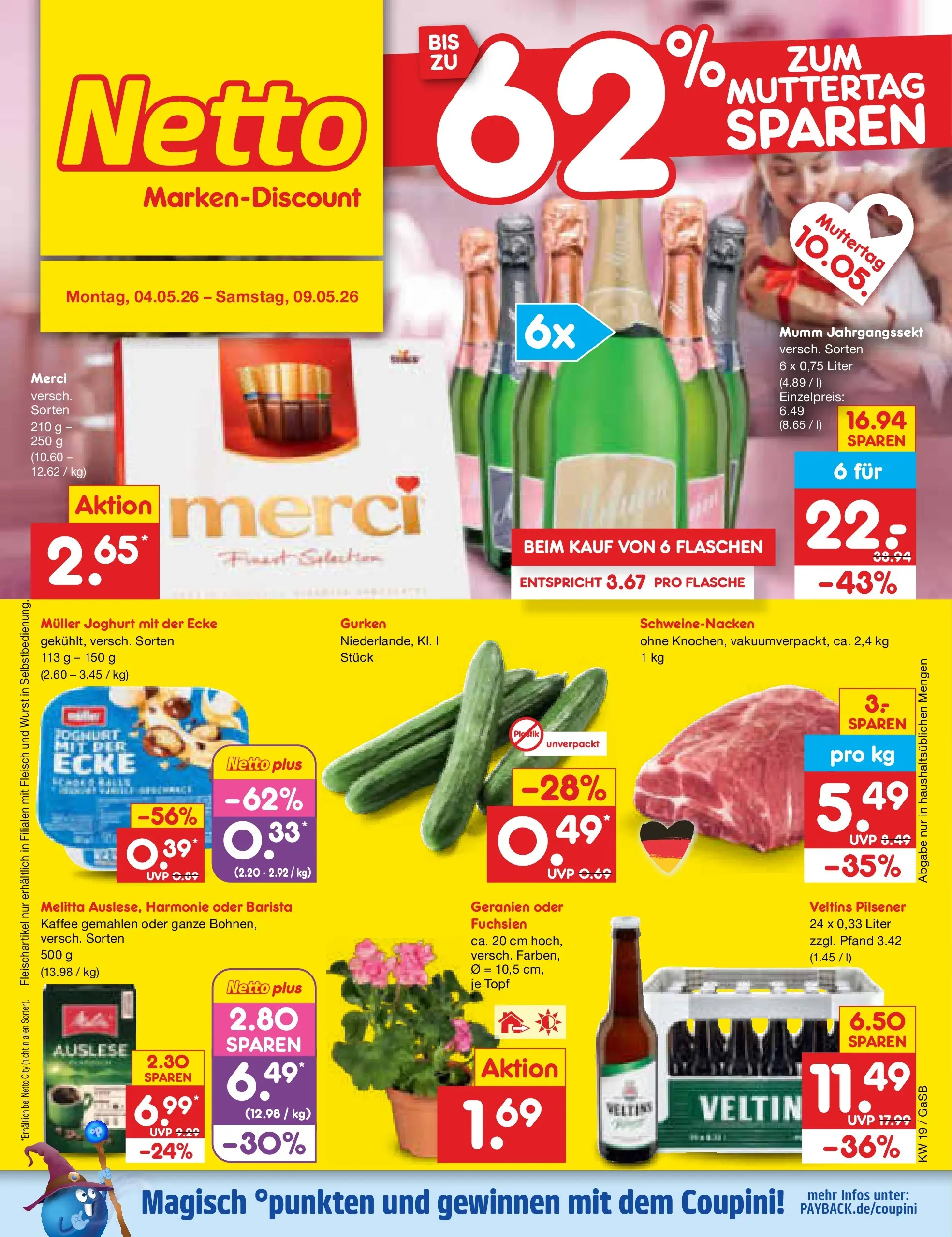 Netto Marken-Discount Prospekt Bremen-Lesum	 (ab 04.05.2026) » Angebote | Seite: 1