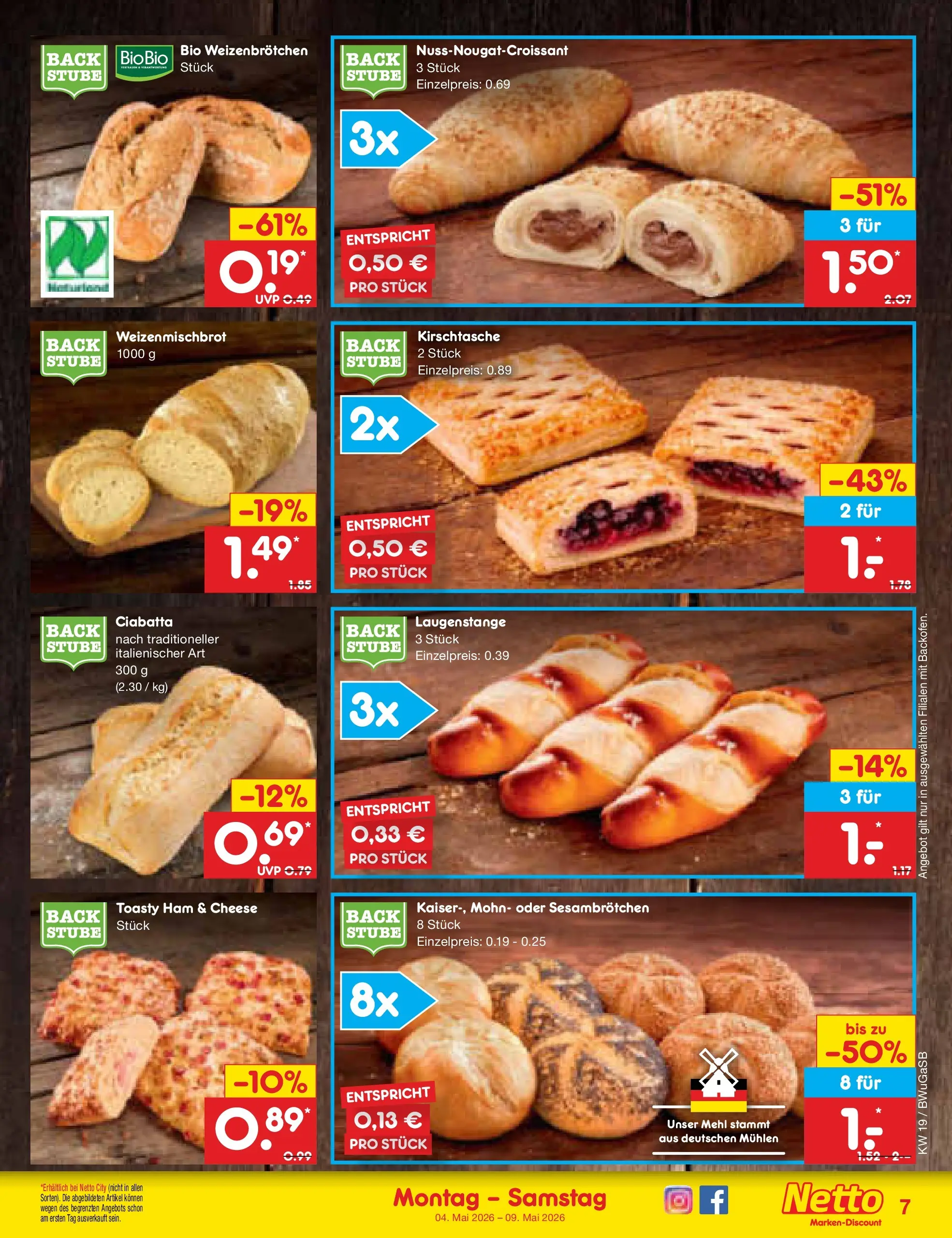 Netto Marken-Discount Prospekt Bremen-Lesum	 (ab 04.05.2026) » Angebote | Seite: 7