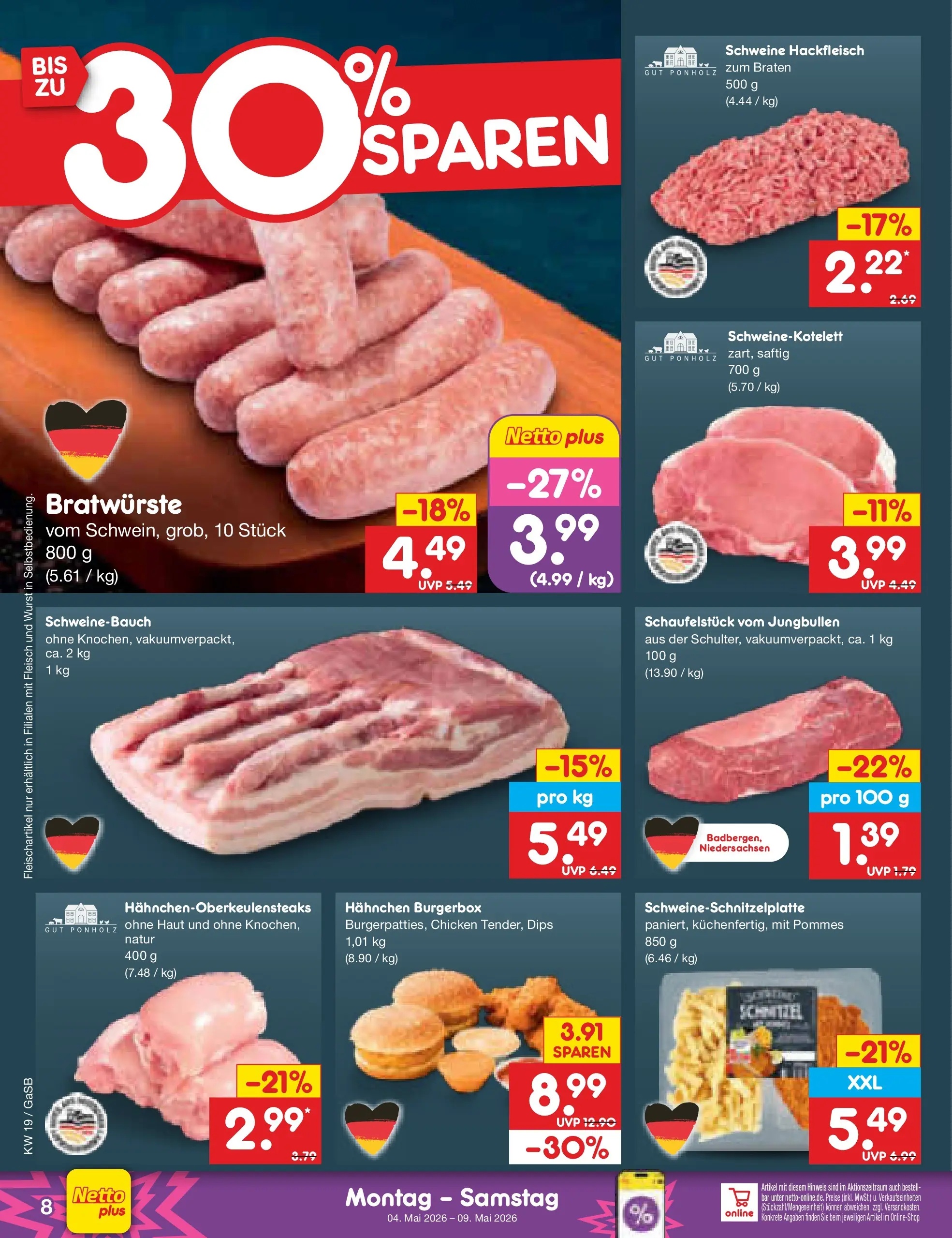 Netto Marken-Discount Prospekt Bremen-Lesum	 (ab 04.05.2026) » Angebote | Seite: 8