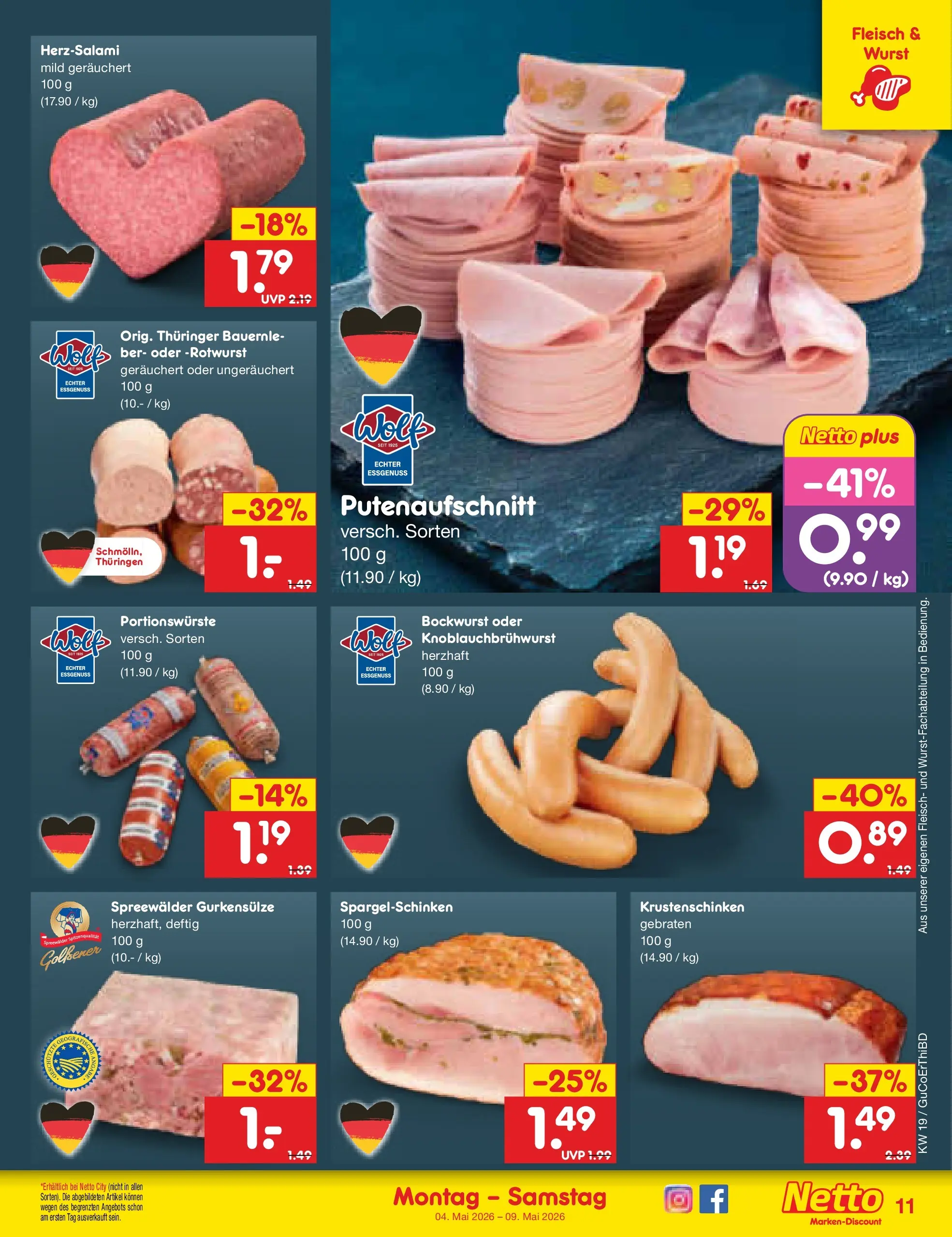 Netto Marken-Discount Prospekt Jena-Lobeda	 (ab 04.05.2026) » Angebote | Seite: 11