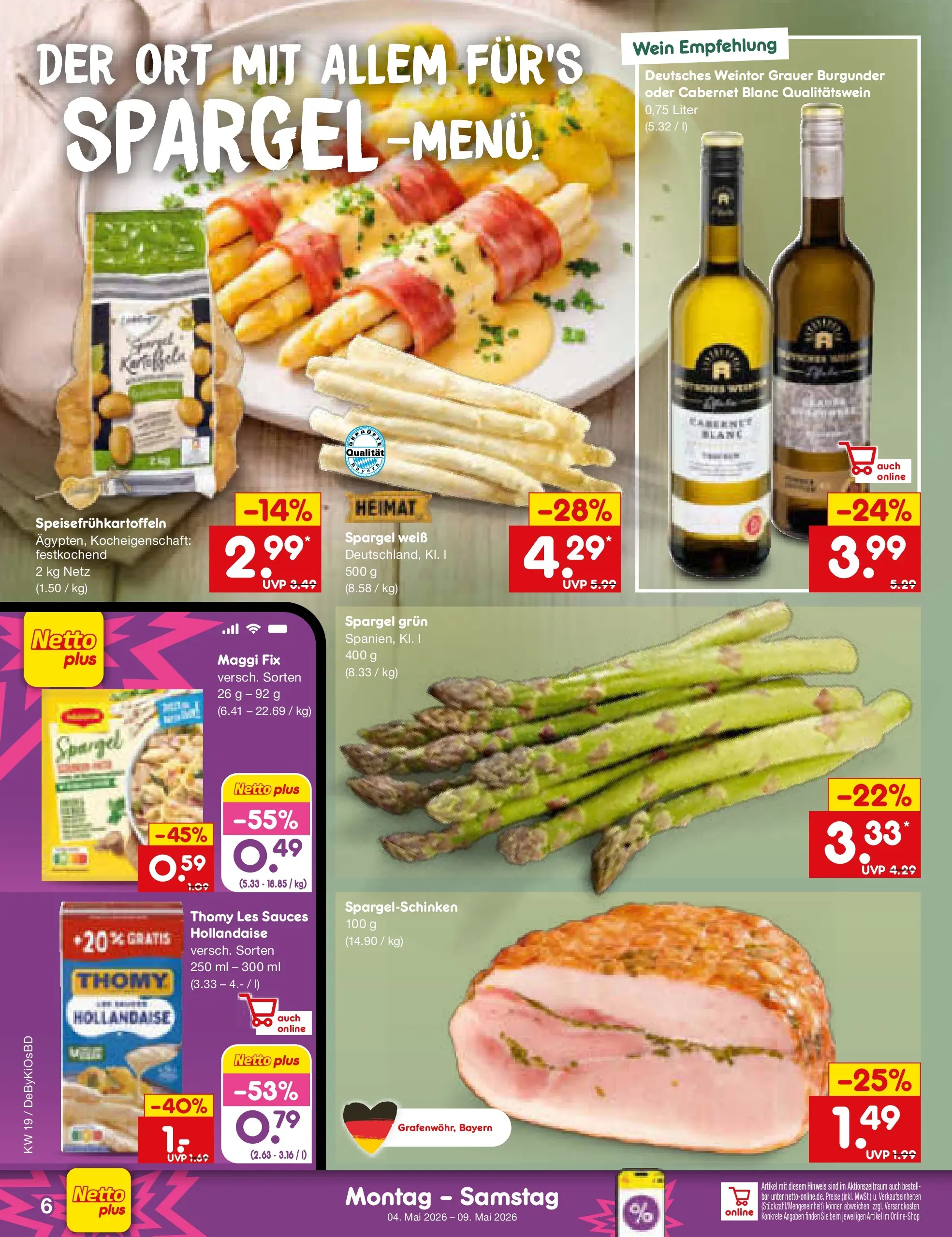 Netto Marken-Discount Prospekt Buttenwiesen	 (ab 04.05.2026) » Angebote | Seite: 6