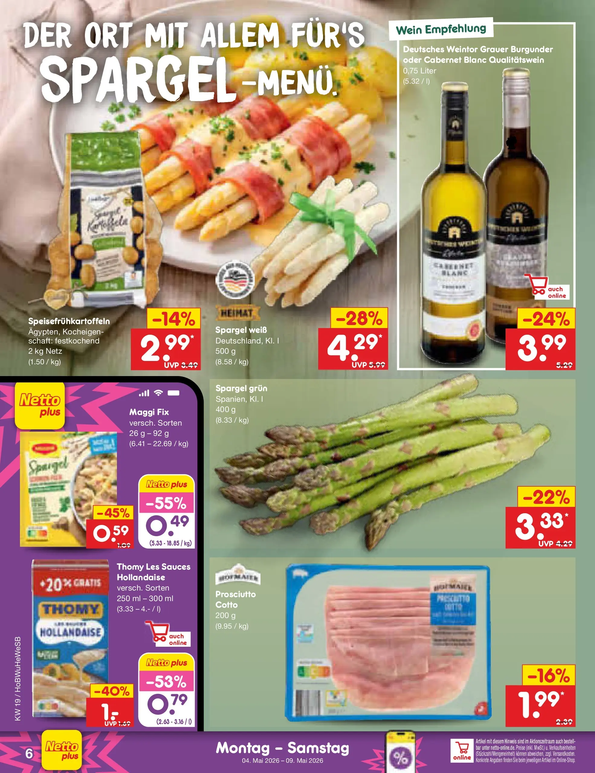Netto Marken-Discount Prospekt Hannover	 (ab 04.05.2026) » Angebote | Seite: 6