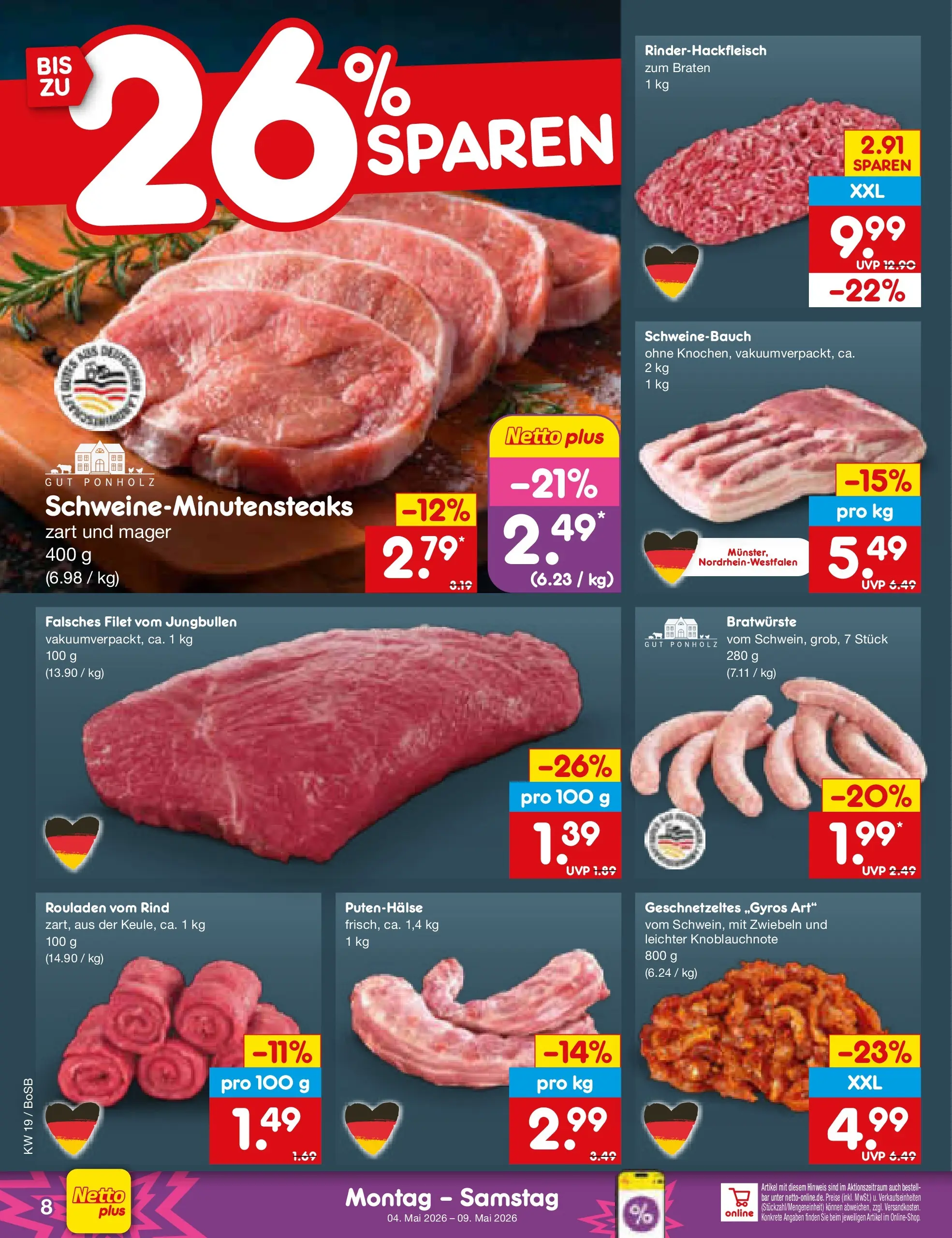 Netto Marken-Discount Prospekt Stadtlohn	 (ab 04.05.2026) » Angebote | Seite: 8
