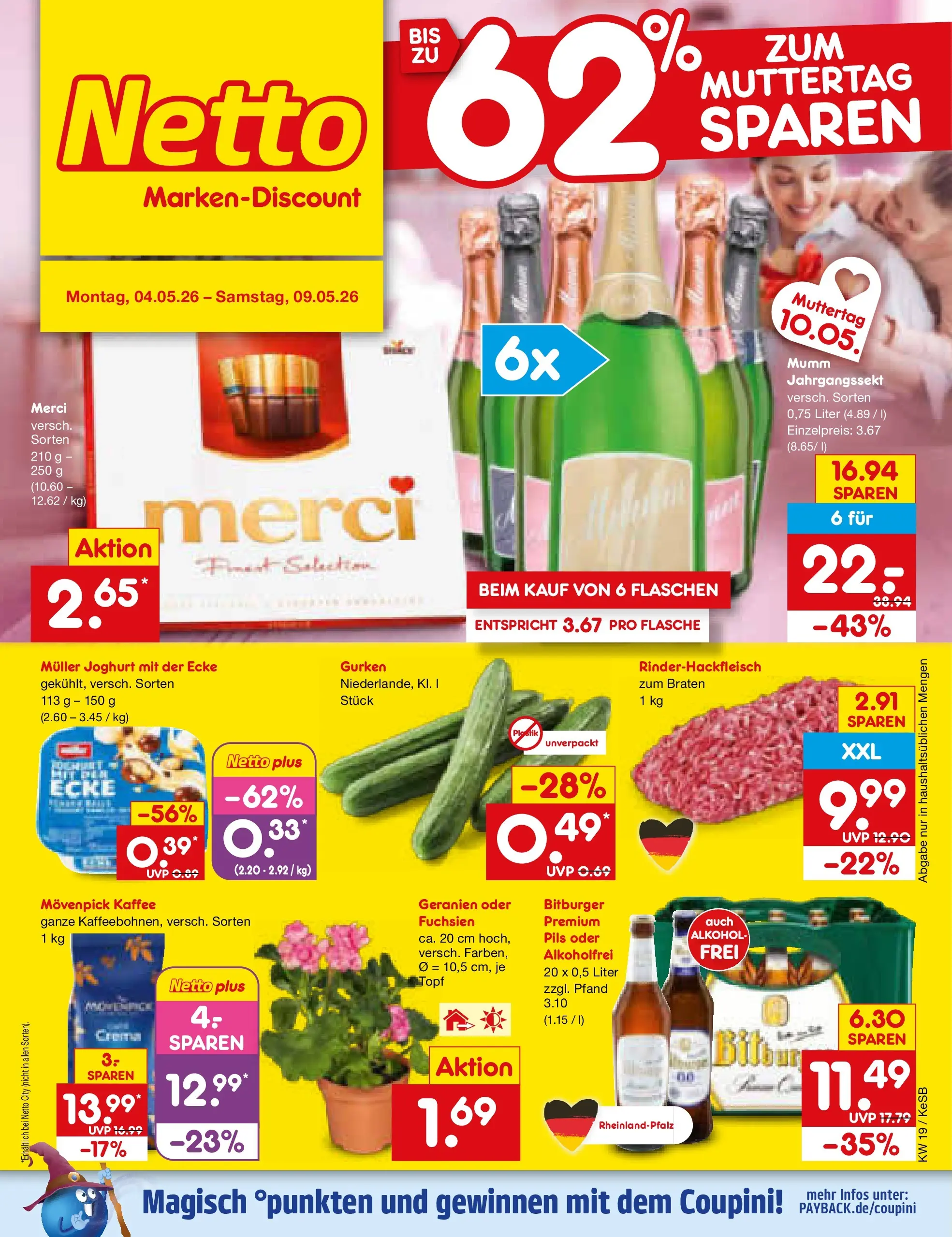 Netto Marken-Discount Prospekt Bonn	 (ab 04.05.2026) » Angebote | Seite: 1
