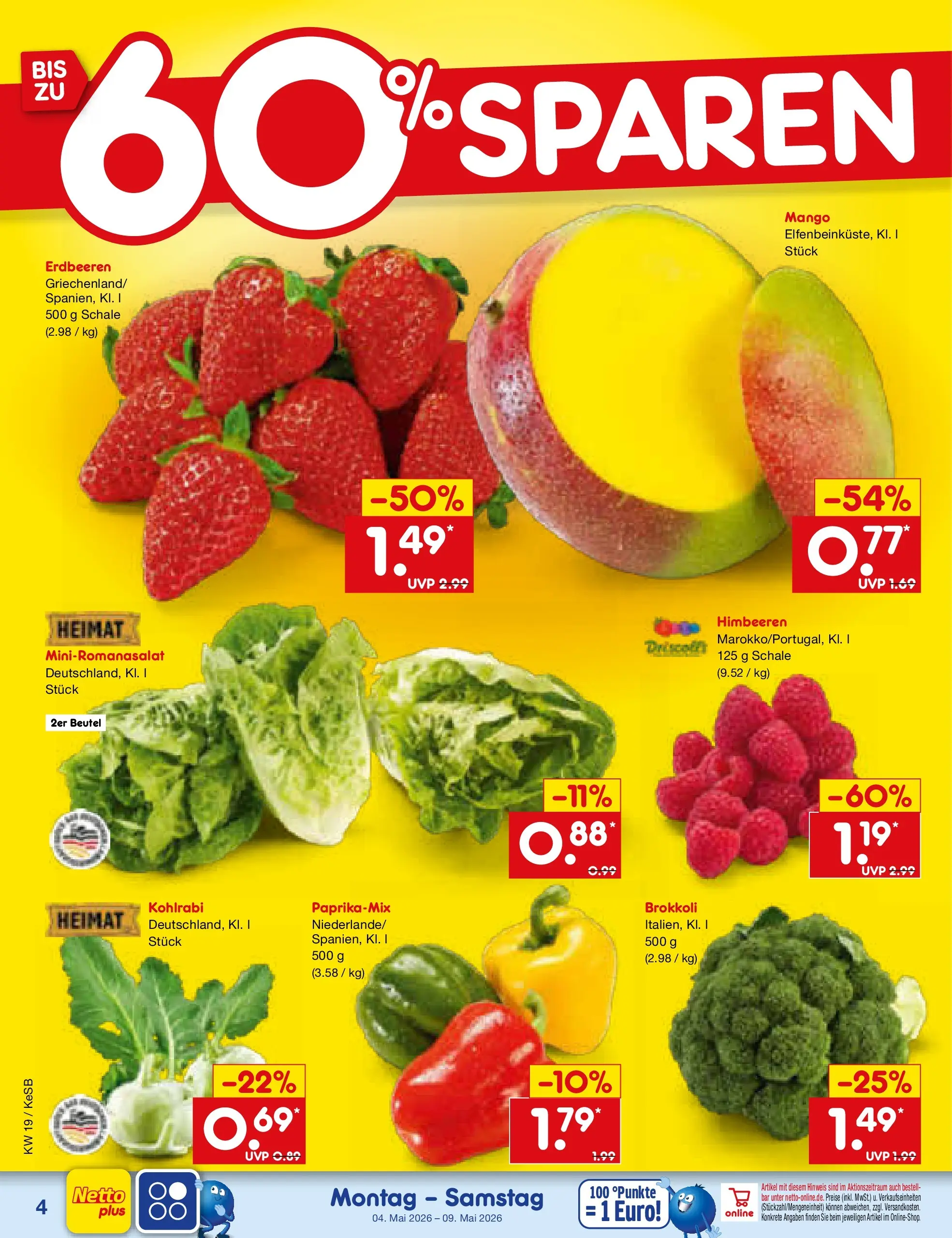 Netto Marken-Discount Prospekt Bonn	 (ab 04.05.2026) » Angebote | Seite: 4