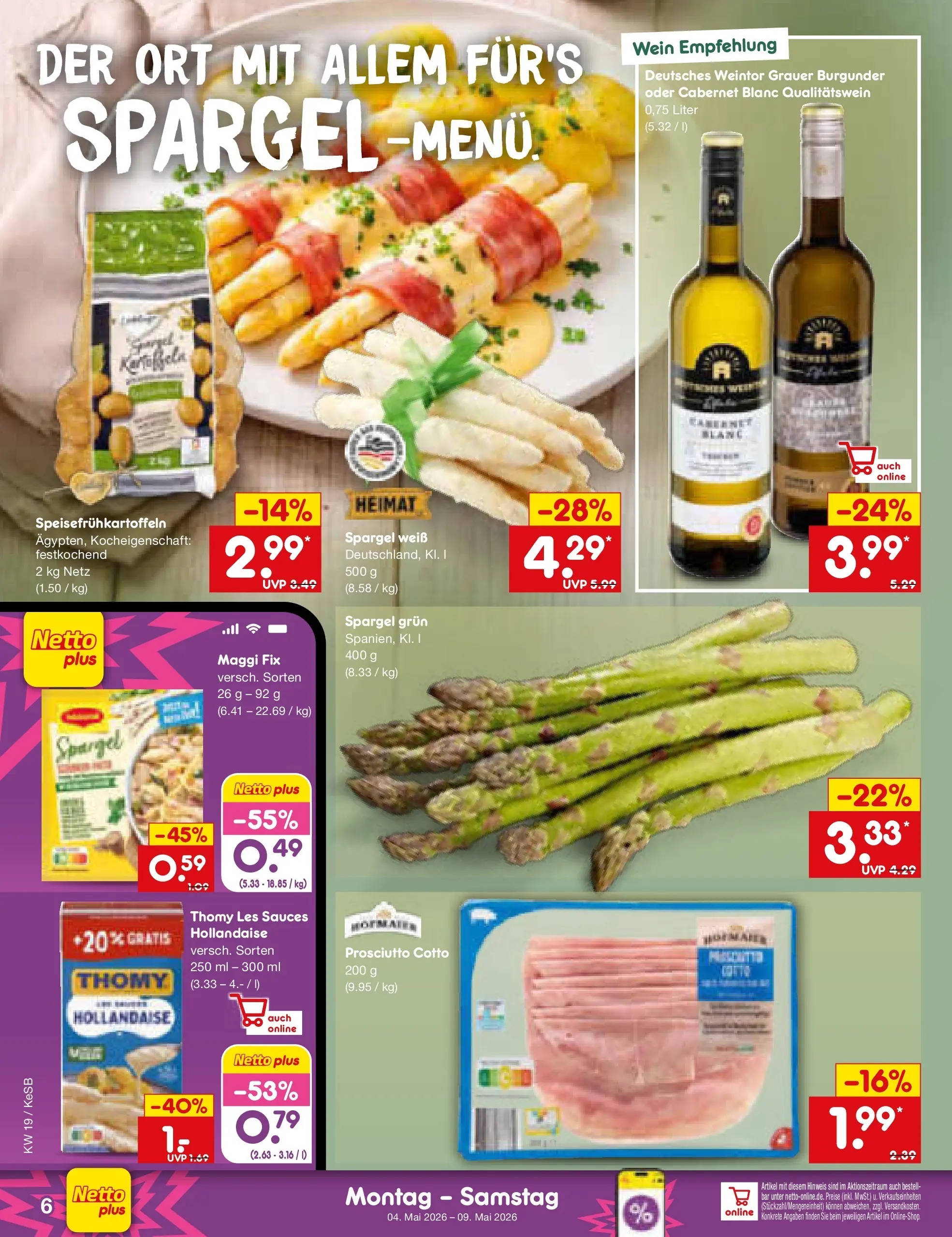 Netto Marken-Discount Prospekt Bonn	 (ab 04.05.2026) » Angebote | Seite: 6