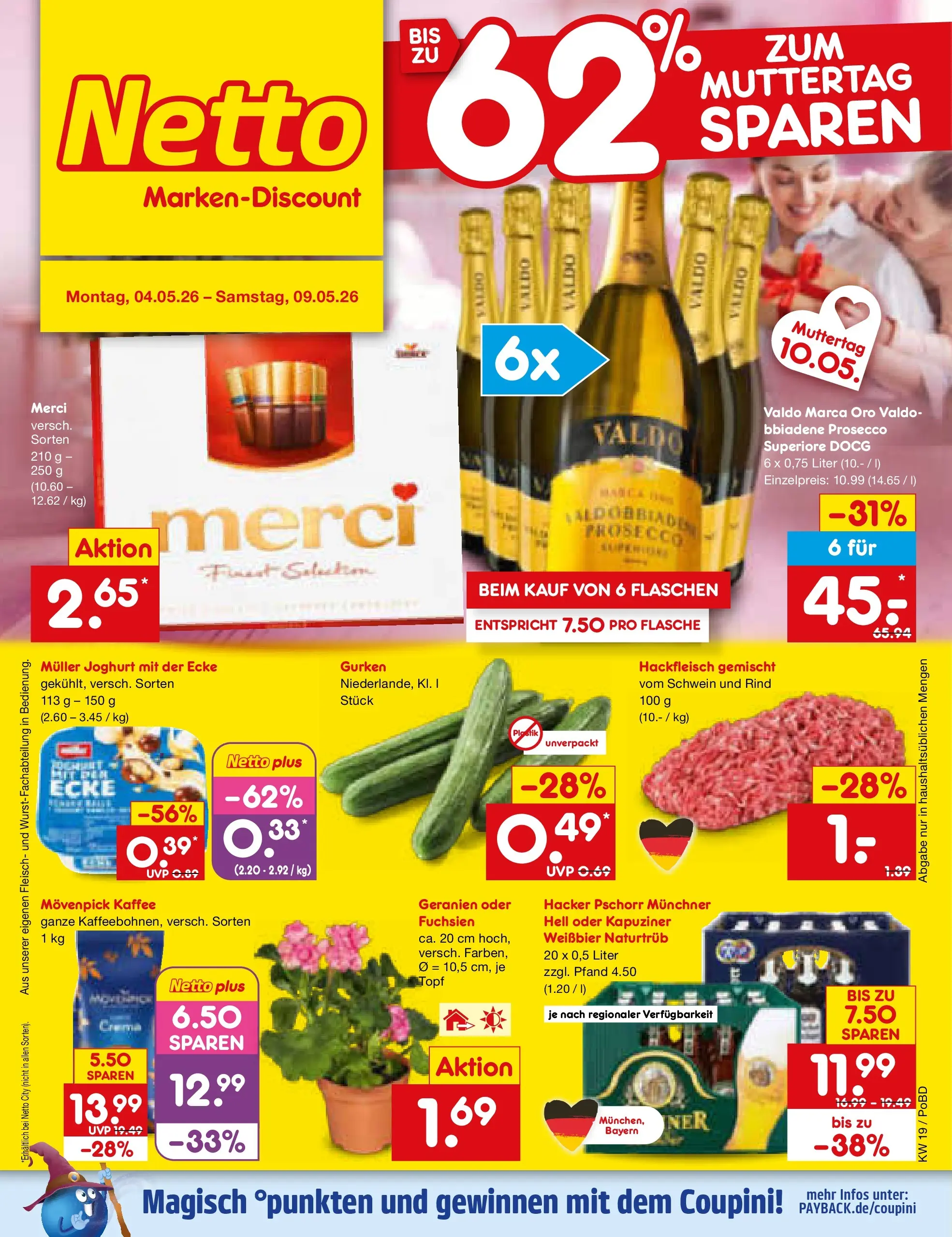 Netto Marken-Discount Prospekt Selb	 (ab 04.05.2026) » Angebote | Seite: 1