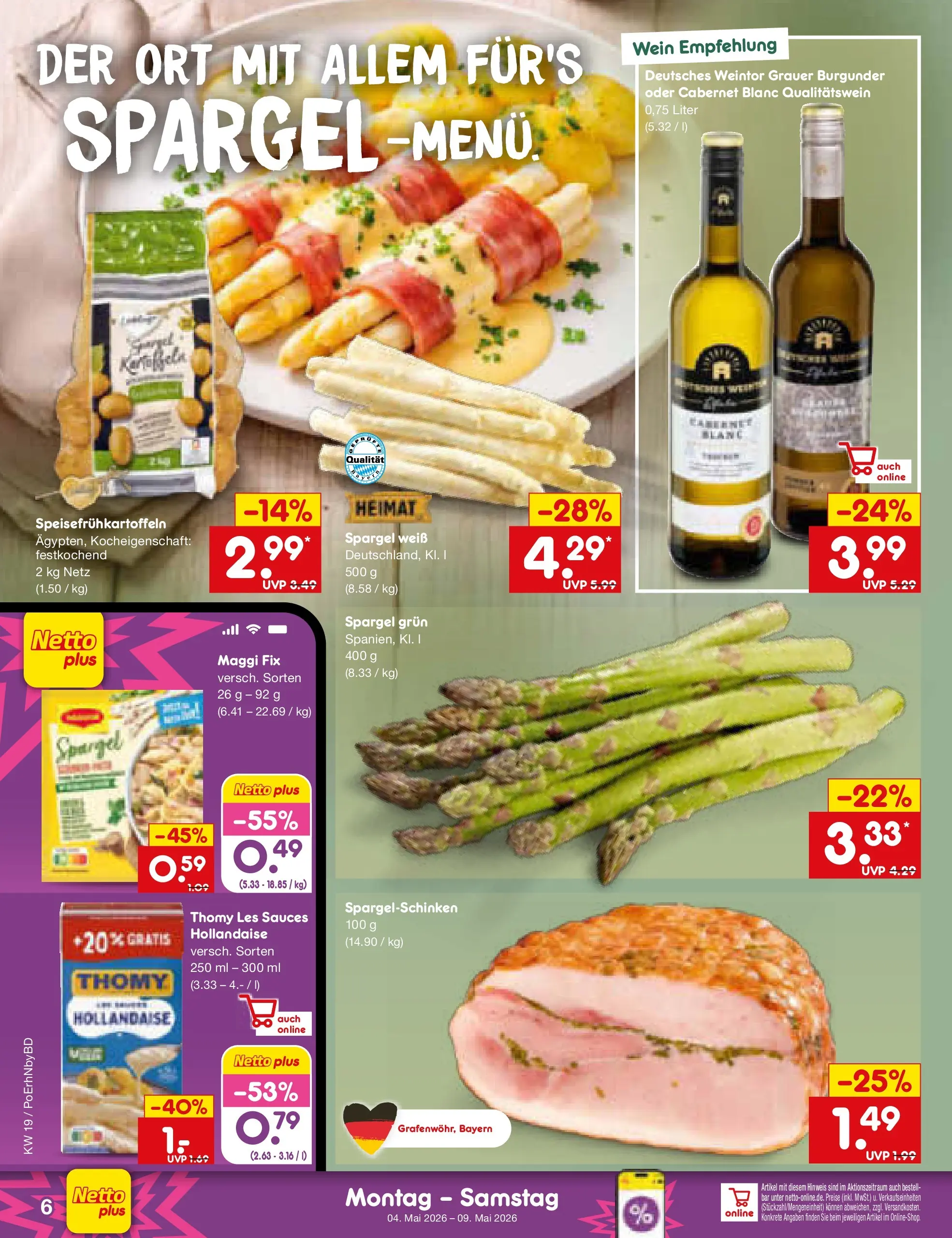 Netto Marken-Discount Prospekt Selb	 (ab 04.05.2026) » Angebote | Seite: 6