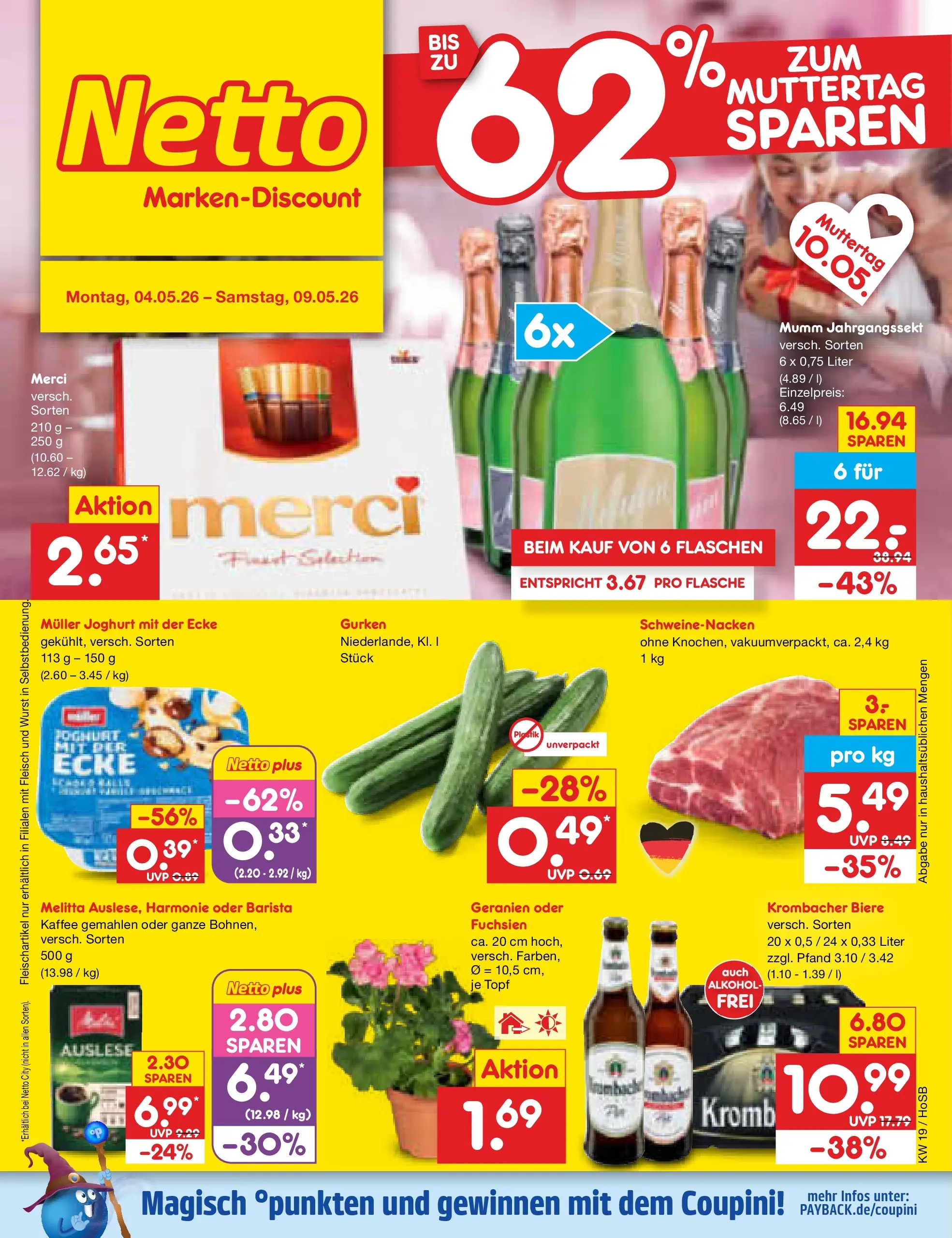 Netto Marken-Discount Prospekt Hannover	 (ab 04.05.2026) » Angebote | Seite: 1