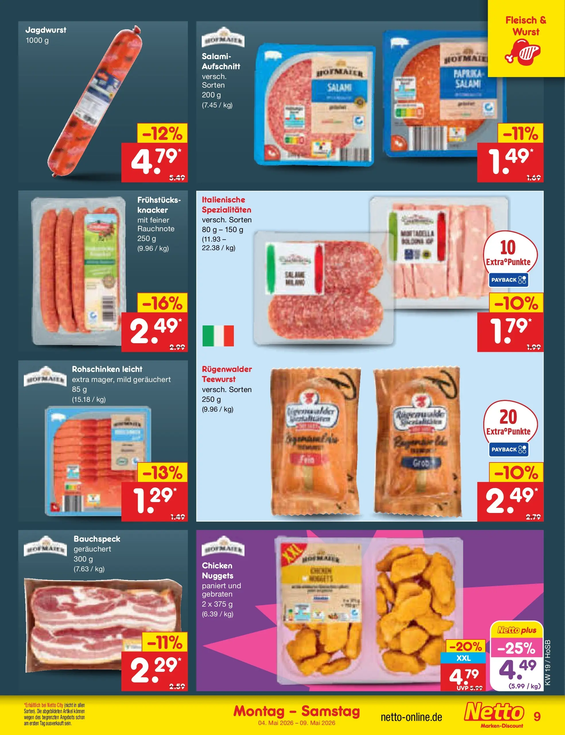 Netto Marken-Discount Prospekt Hannover	 (ab 04.05.2026) » Angebote | Seite: 9