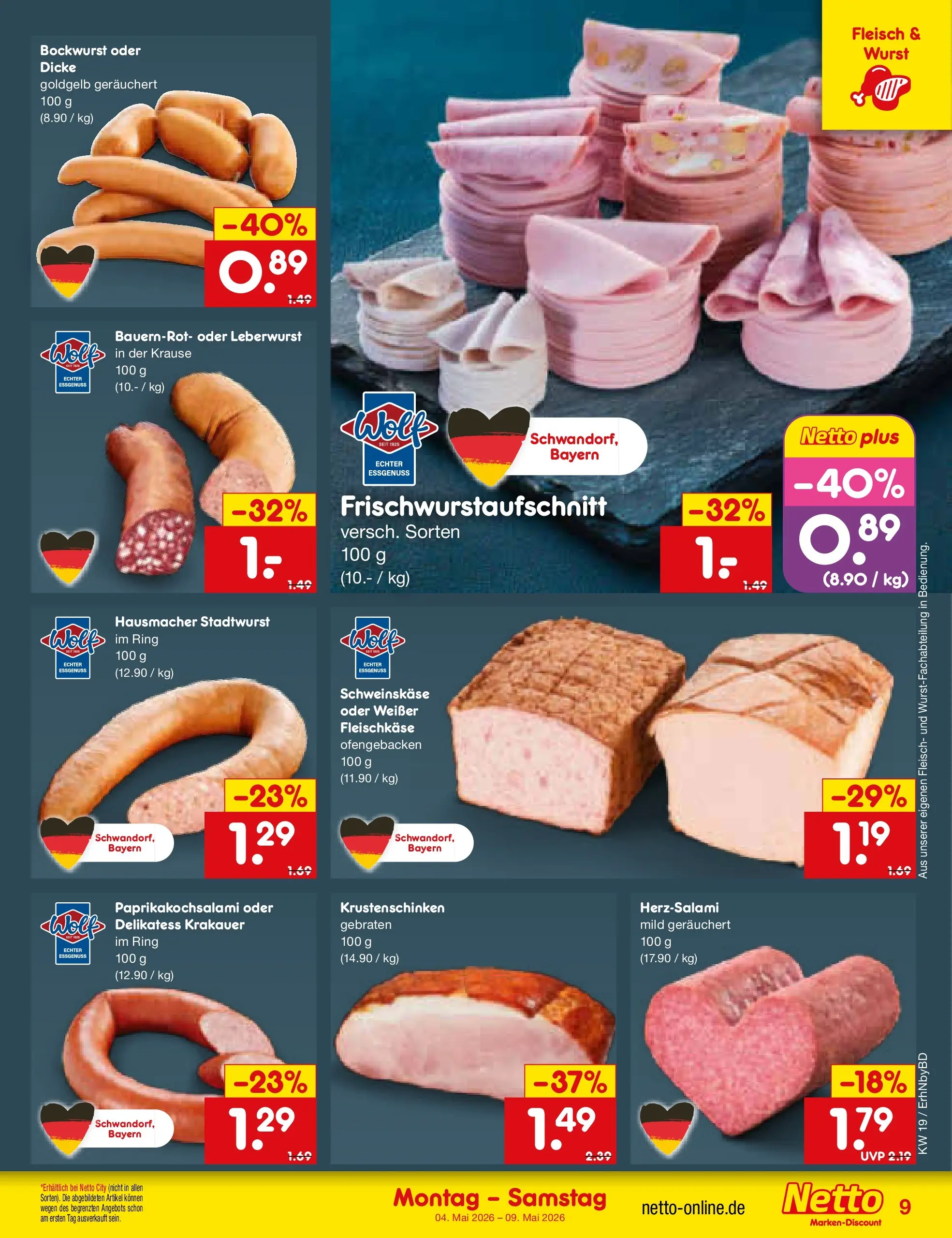 Netto Marken-Discount Prospekt Ergolding	 (ab 04.05.2026) » Angebote | Seite: 9