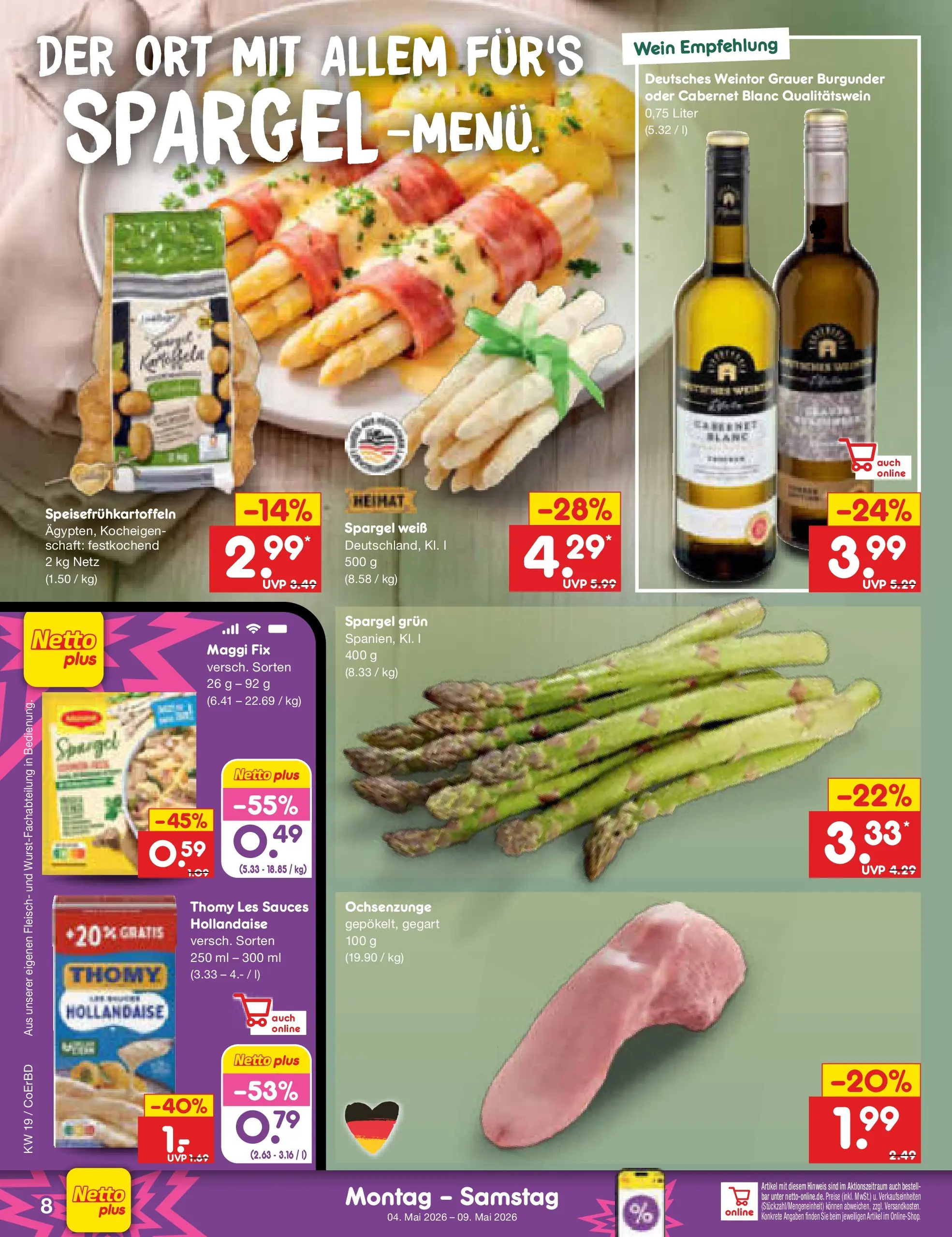 Netto Marken-Discount Prospekt Jena-Lobeda	 (ab 04.05.2026) » Angebote | Seite: 8