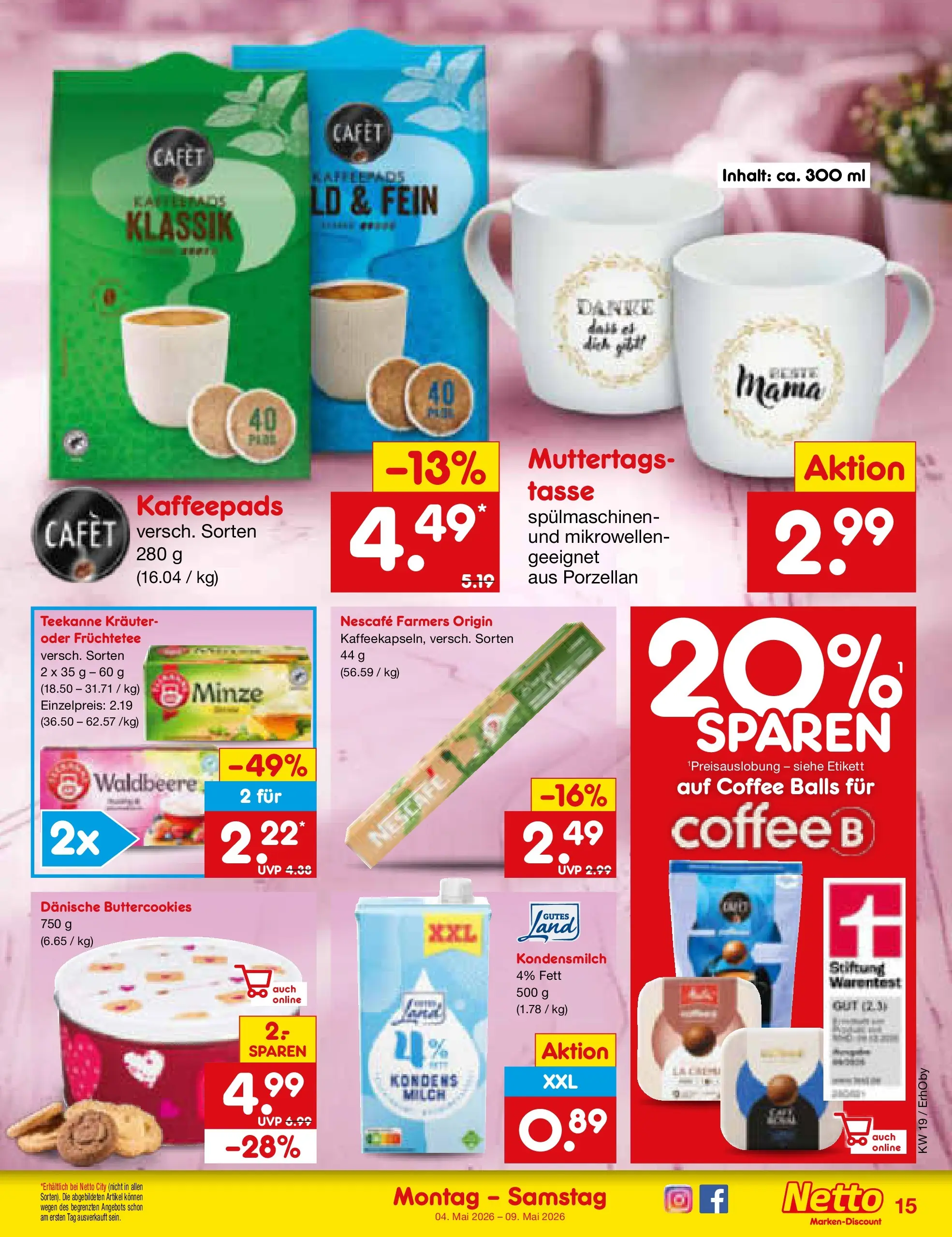 Netto Marken-Discount Prospekt Rohrdorf-Thansau	 (ab 04.05.2026) » Angebote | Seite: 15