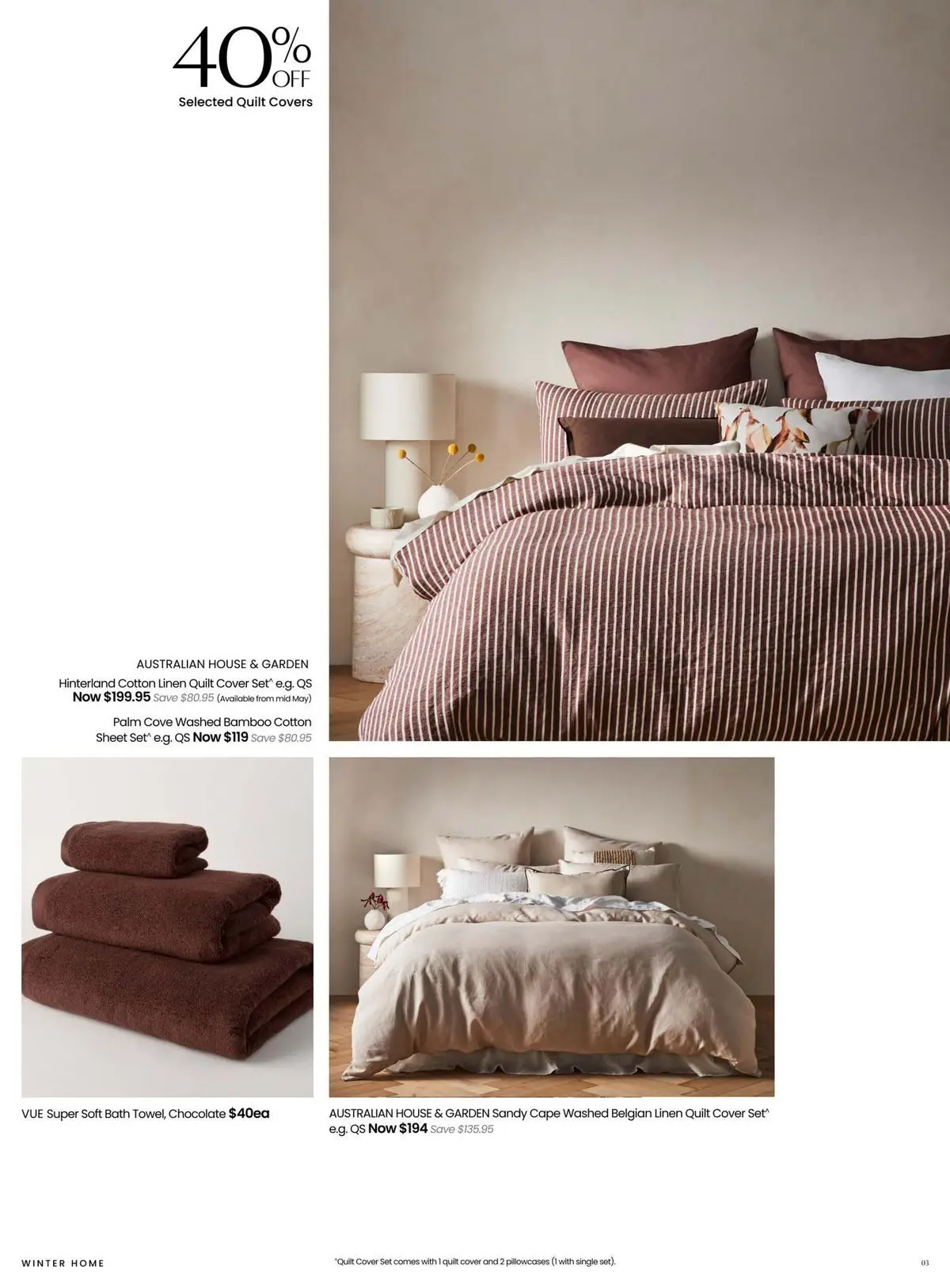 Deals - Home Comforts - 28/04/2026 > weekly / monthly specials | Page: 3 | Products: Bath, Linen, Chocolate