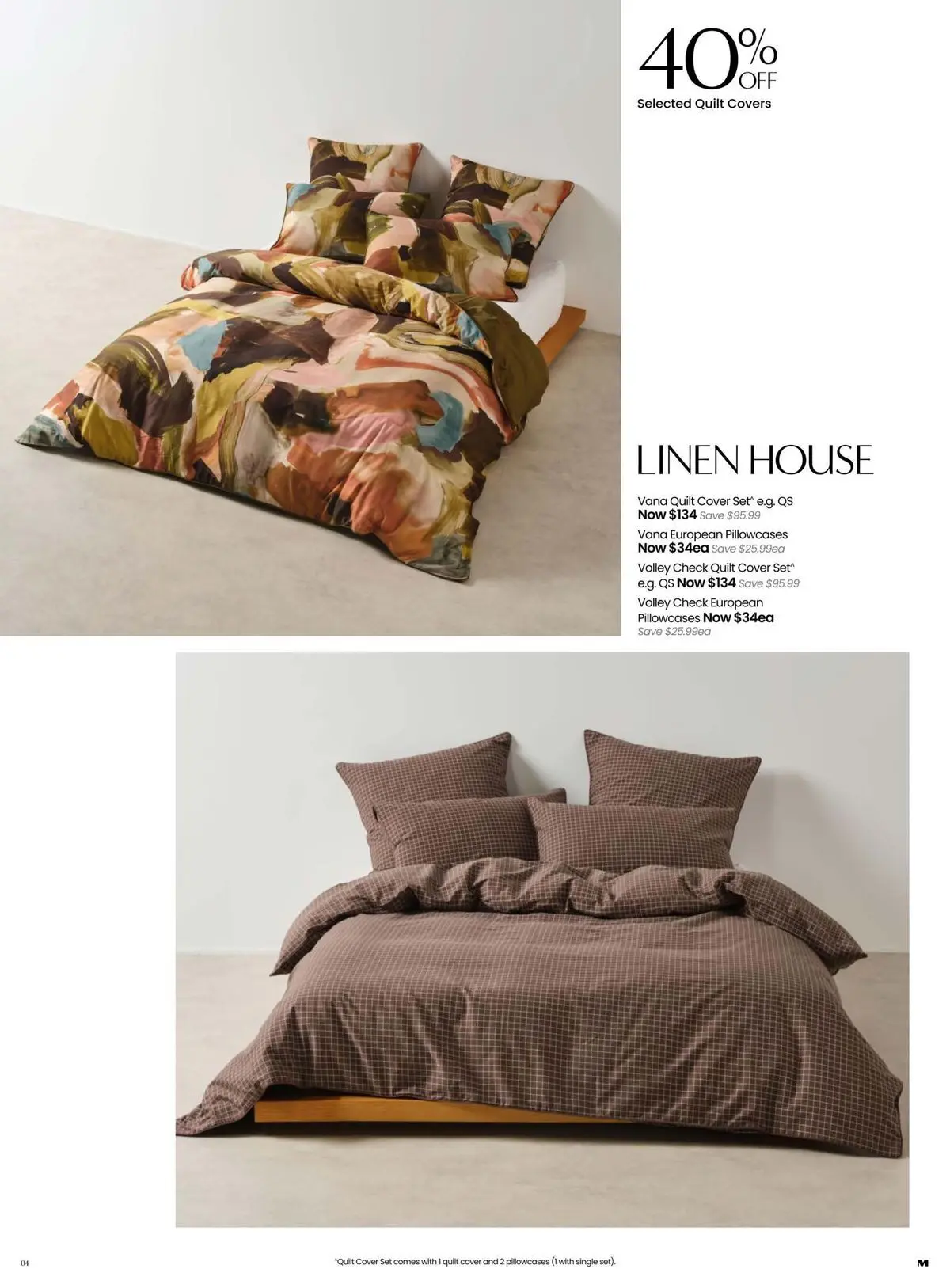 Deals - Home Comforts - 28/04/2026 > weekly / monthly specials | Page: 4 | Products: Linen