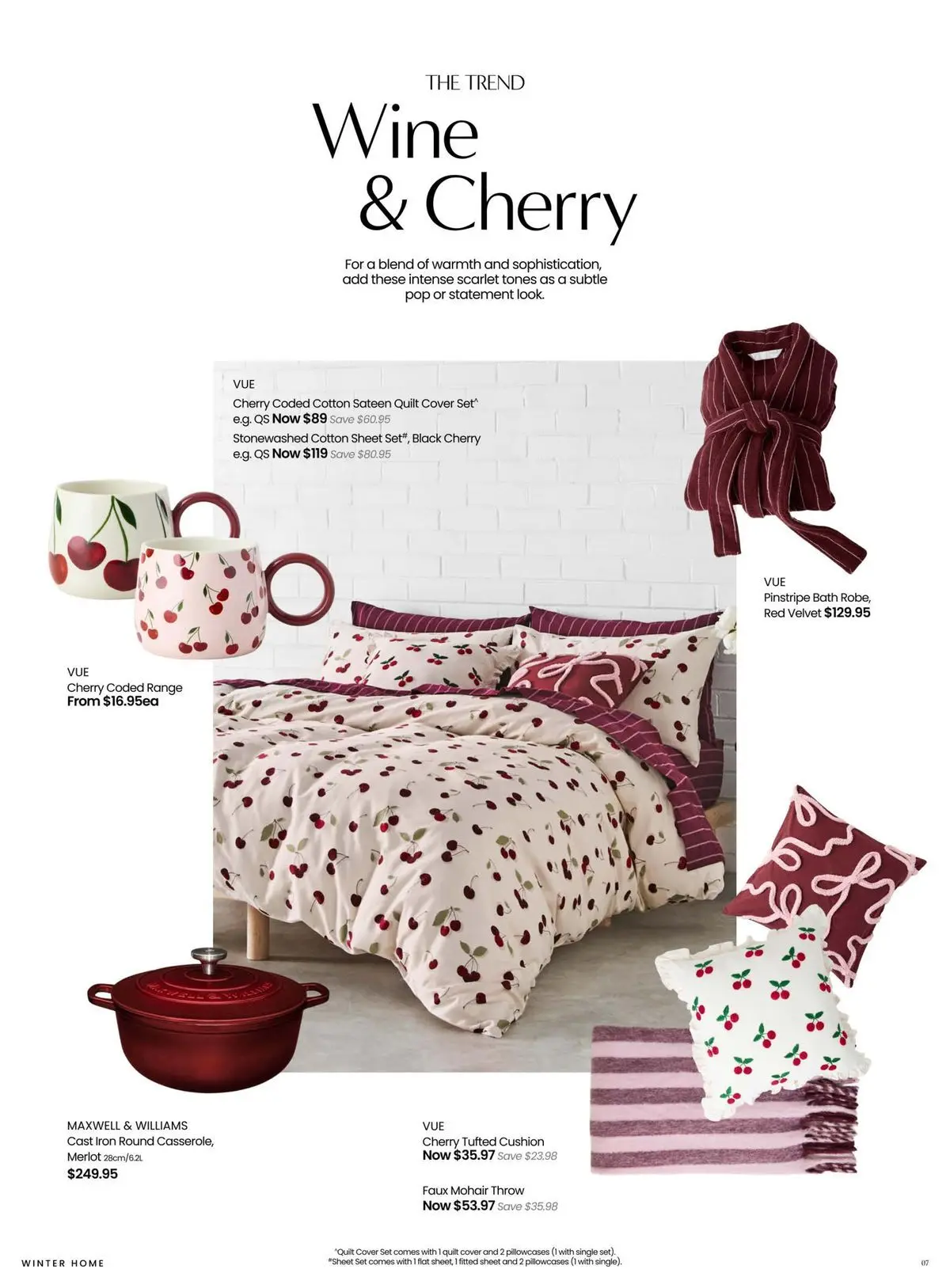 Deals - Home Comforts - 28/04/2026 > weekly / monthly specials | Page: 7 | Products: Cushion, Bath, Wine, Iron