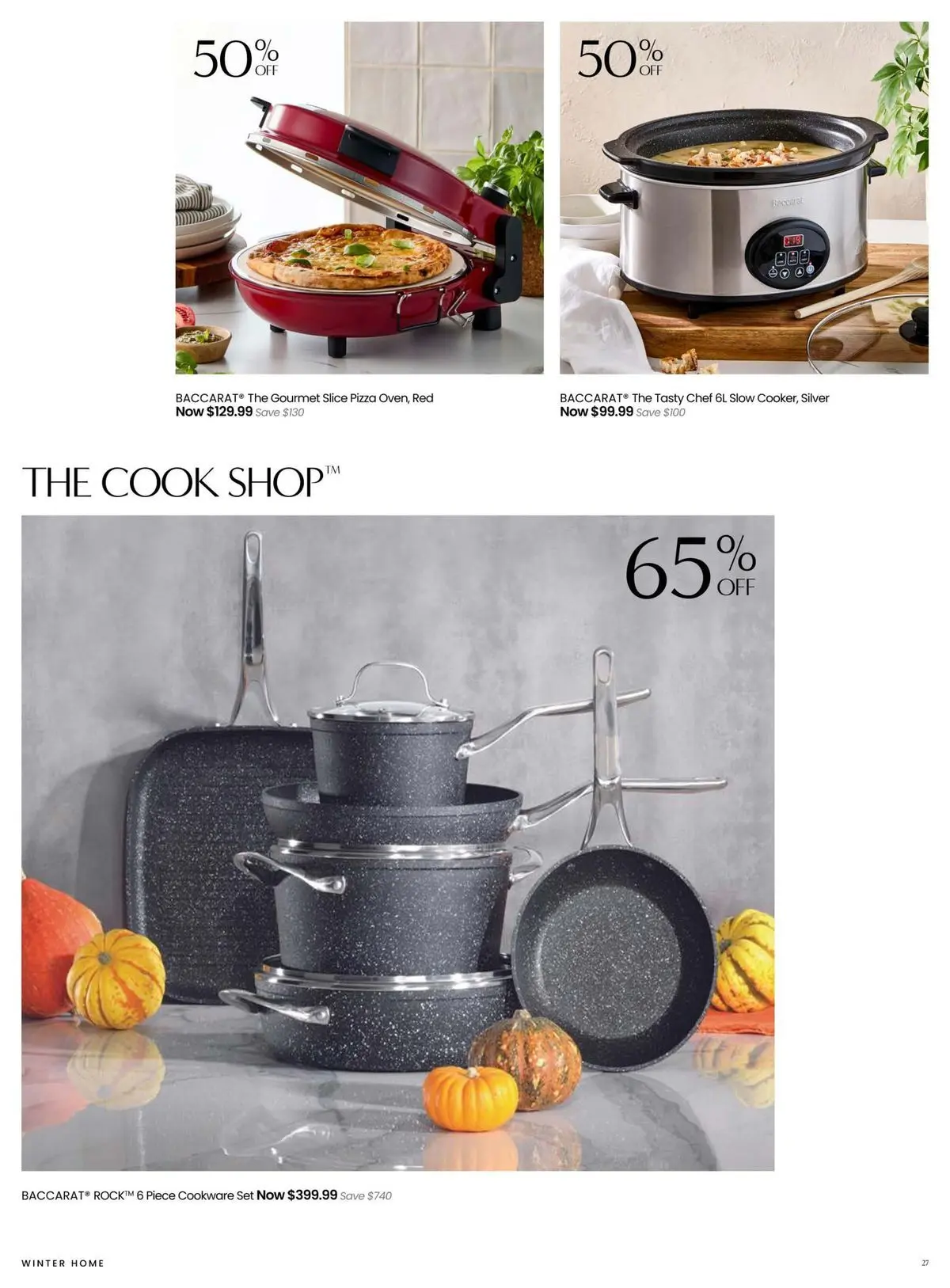 Deals - Home Comforts - 28/04/2026 > weekly / monthly specials | Page: 27 | Products: Pizza, Cookware