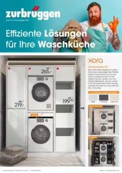 Zurbrüggen Effiziente Lösungen für Ihre Waschküche ab 27.04.2026 gültig