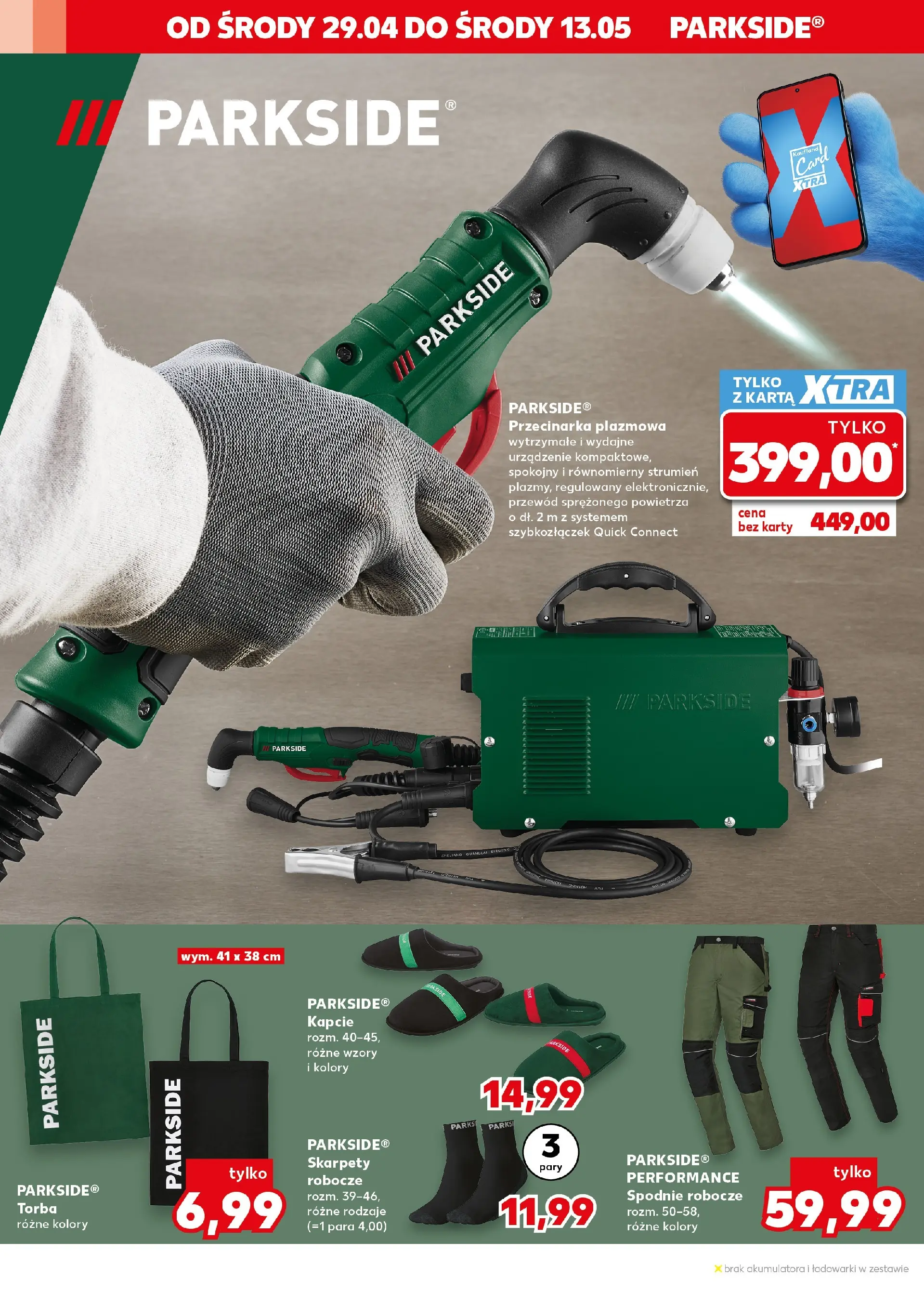 Kaufland gazetka - Złap Okazje od 29.04.2026 - od jutra PDF | Strona: 12 | Produkty: Karta, Skarpety, Kapcie, Torba