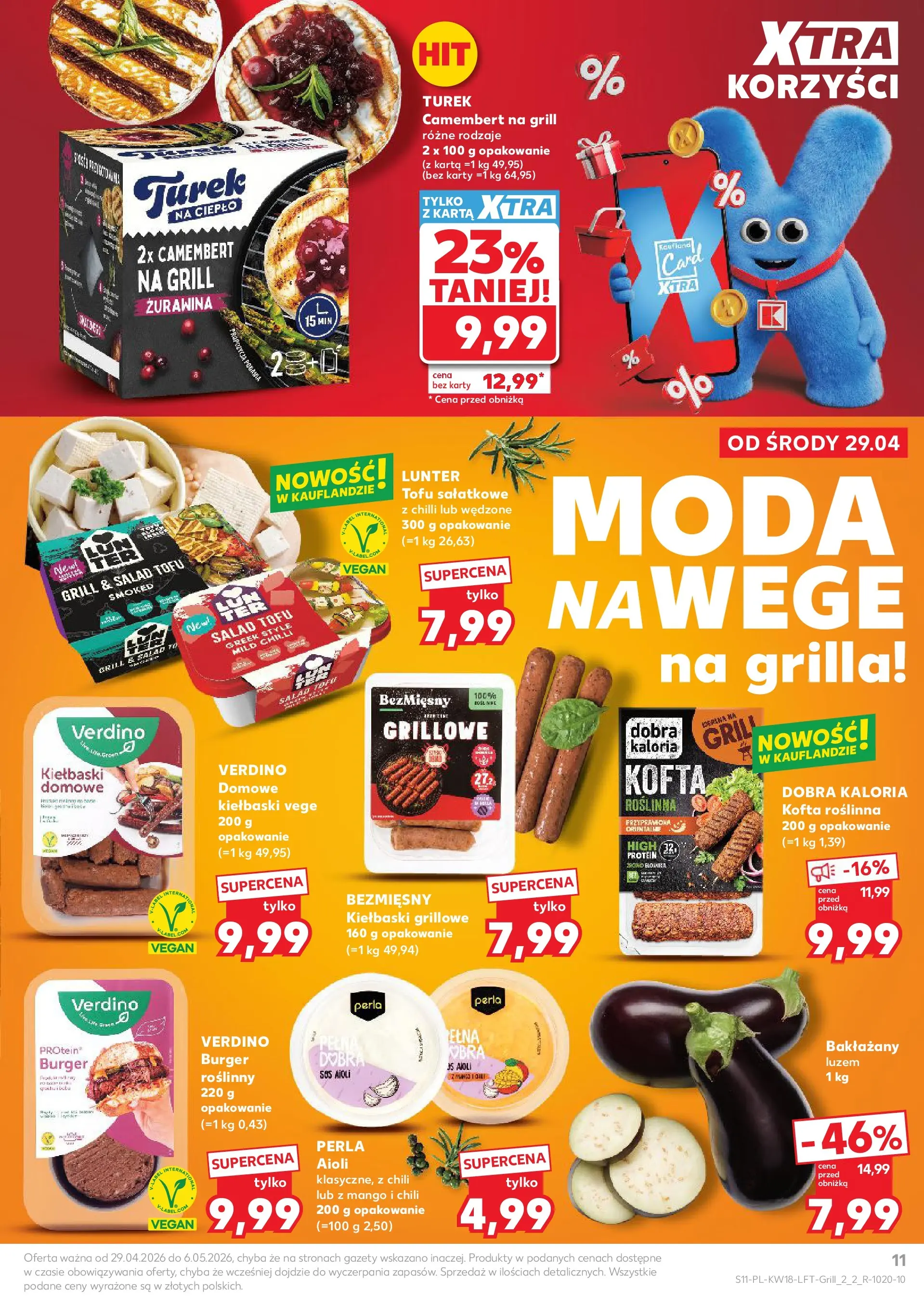 Kaufland gazetka od 29.04.2026 - od jutra PDF | Strona: 11 | Produkty: Mango, Karta, Grill, Żurawina
