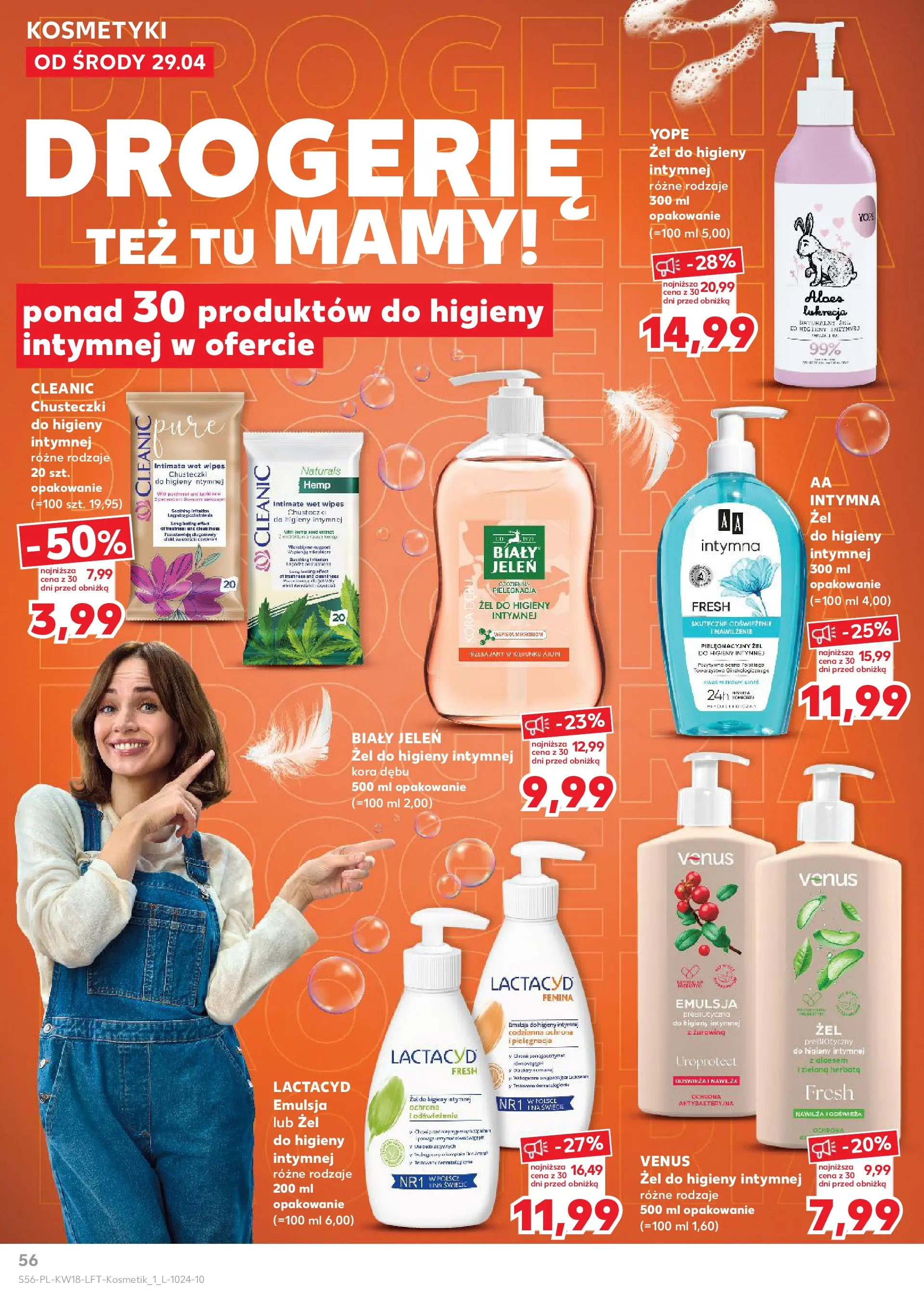 Kaufland gazetka od 29.04.2026 - od jutra PDF | Strona: 56 | Produkty: Kosmetyki, Aloes, Jeleń