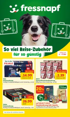 Fressnapf - Fressnapf Angebote 06.05. bis 09.05. ab 05.05.2026 gültig
