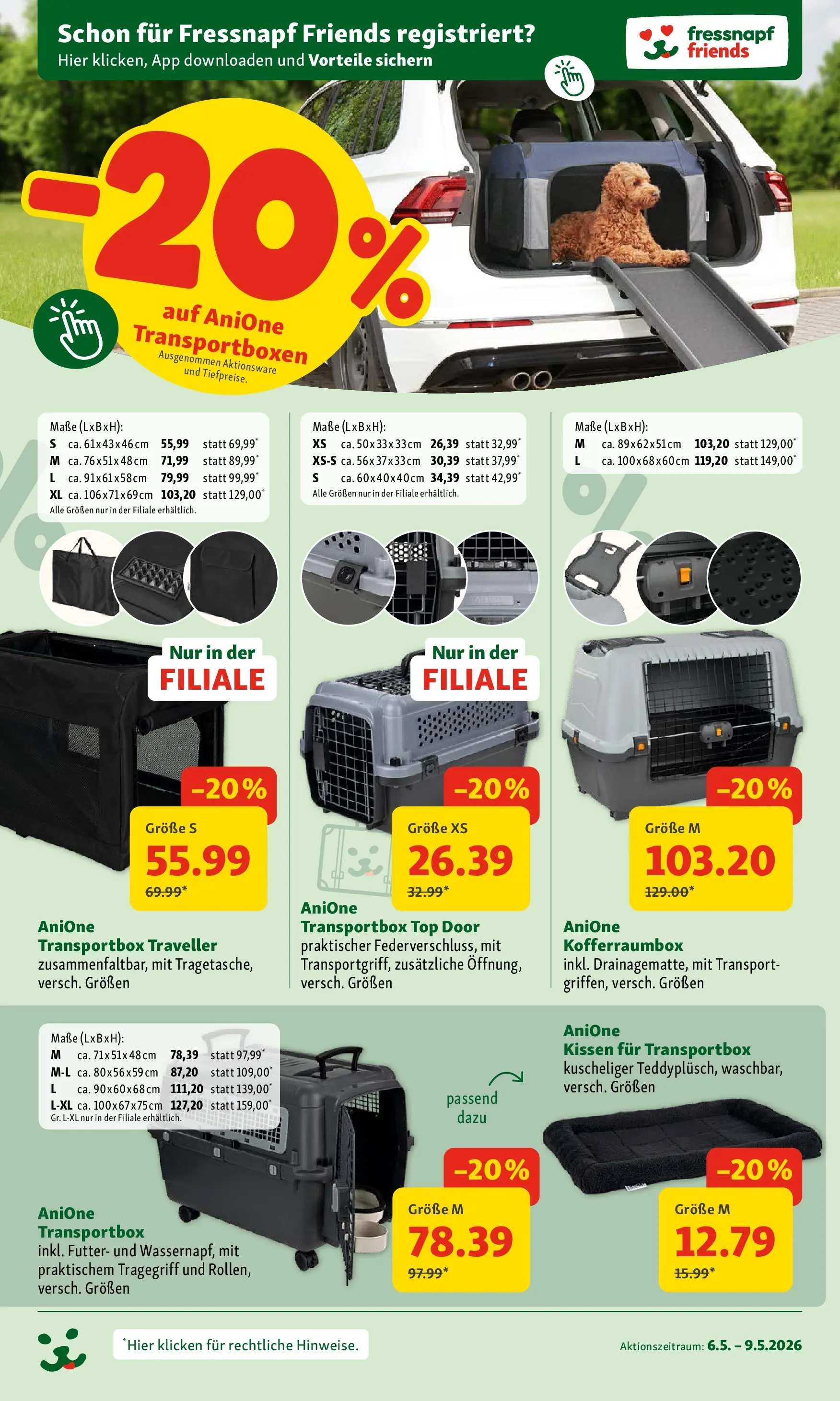 Fressnapf - Fressnapf Angebote 06.05. bis 09.05. von 05.05.2026 - Aktuelle Angebote | Seite: 2 | Produkte: Kissen