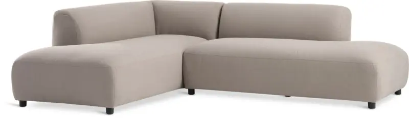 JYSK Градински диван STORHOGNA 4-местен всесезонен сиво-кафяв