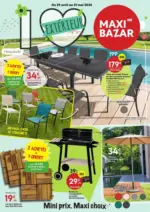 Maxi Bazar Catalogue Maxi Bazar Outdoor - au 31.05.2026