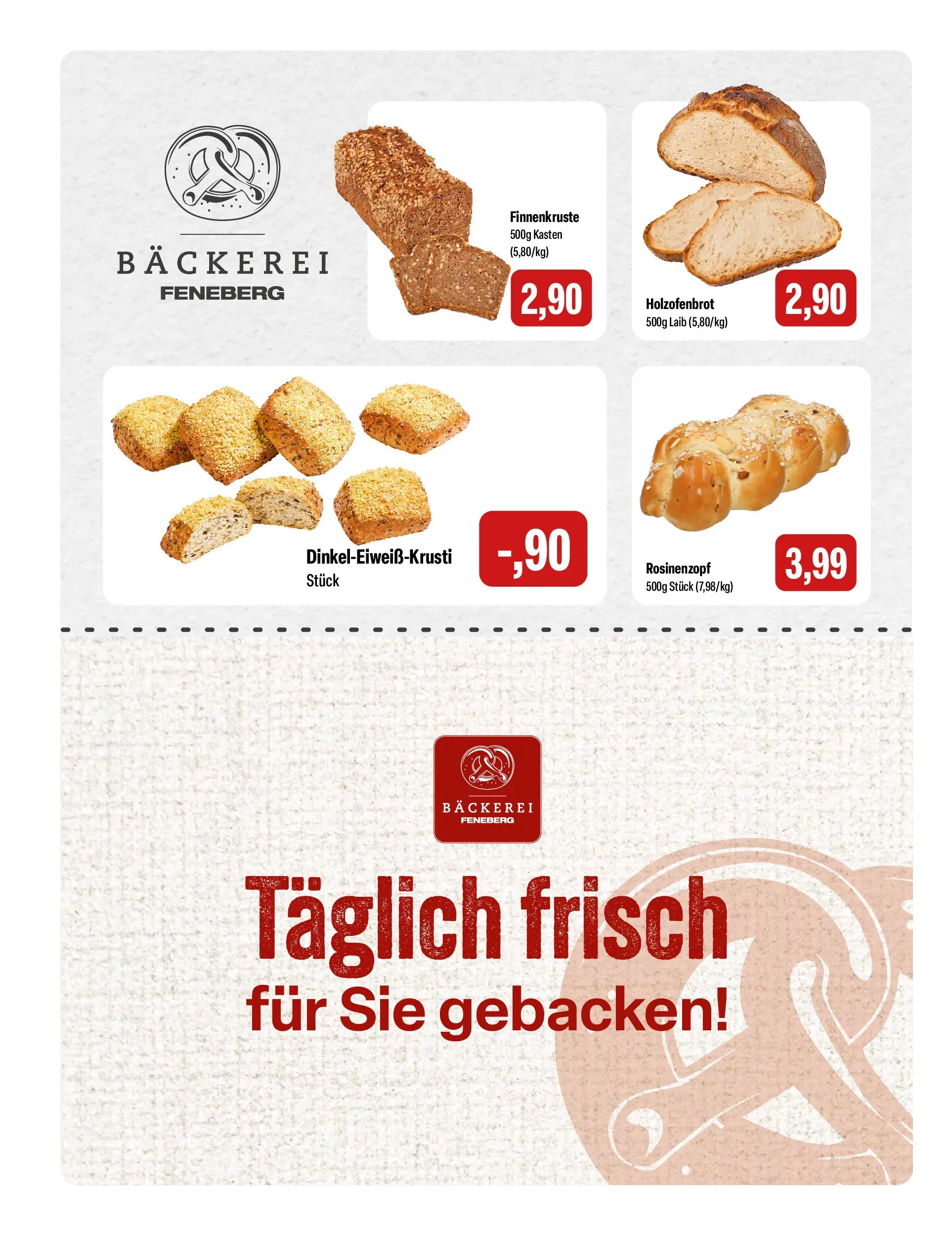 Feneberg Aktuelle Angebote (ab 30.04.2026) zum Blättern | Seite: 6 | Produkte: Bäckerei