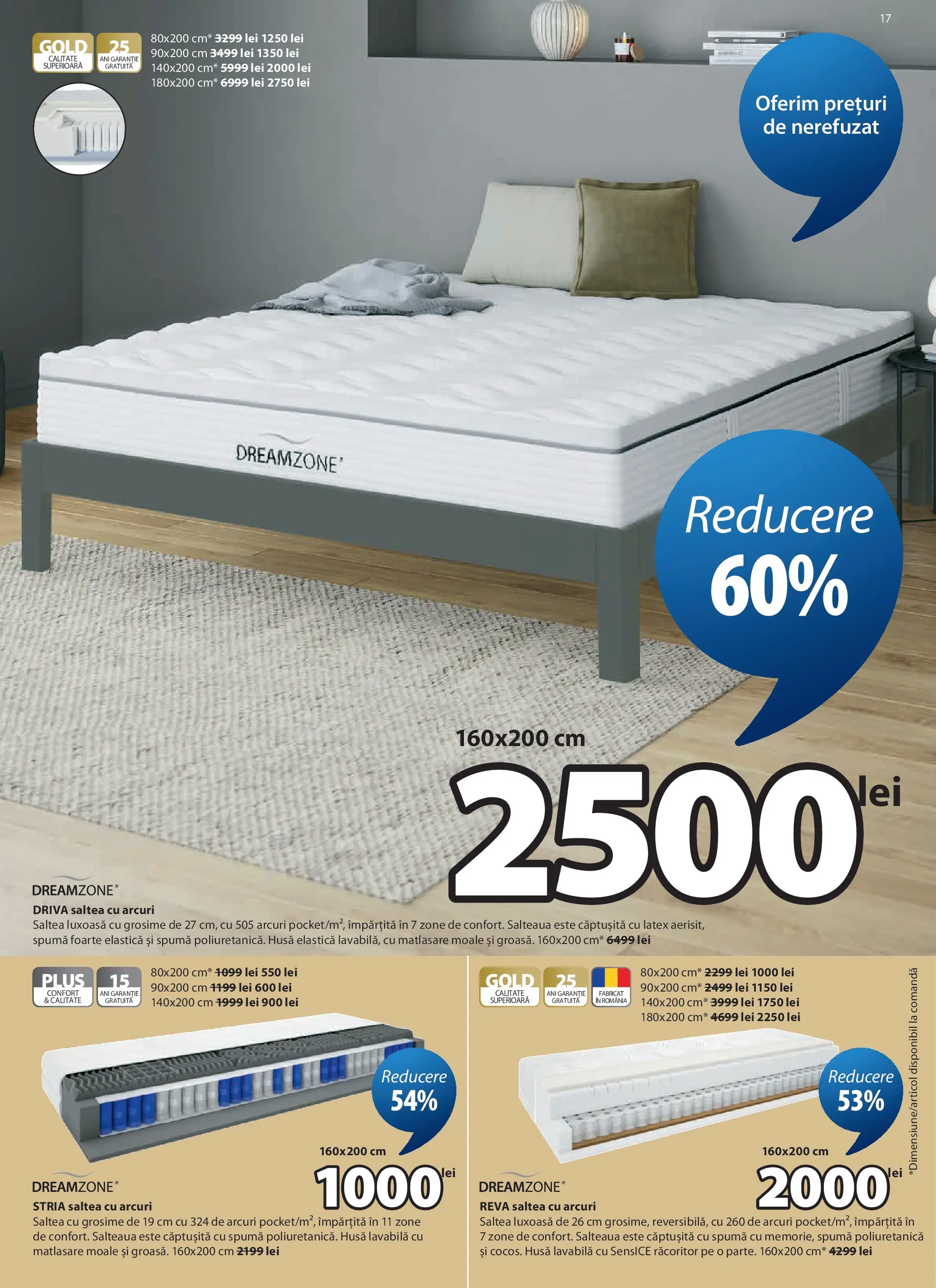 JYSK Catalog - Oferta 24.04.2026 - 26.05.2026 | Pagină: 17 | Produse: Saltea, Türk kahvesi öğütme değirmeni