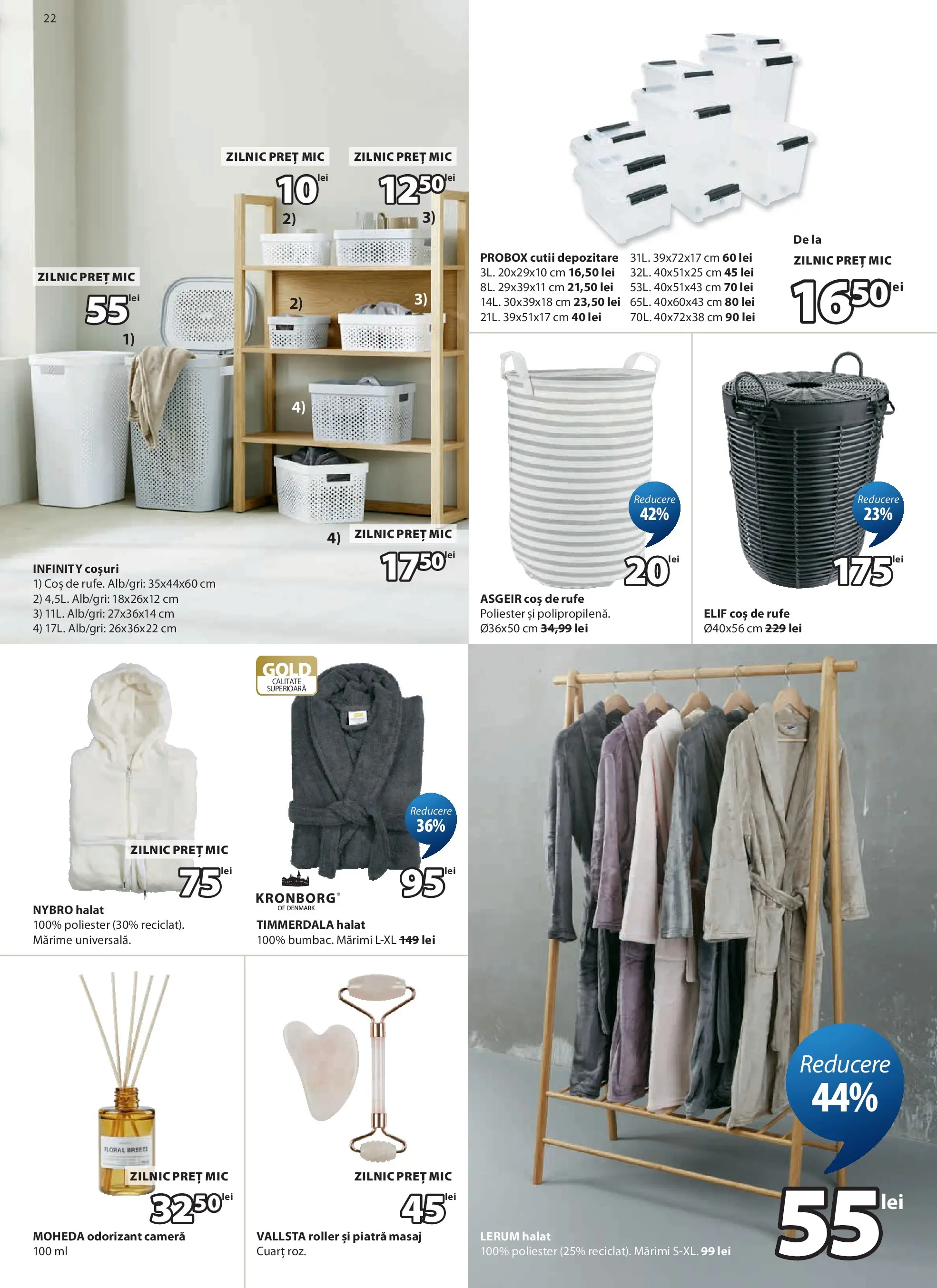 JYSK Catalog - Oferta 24.04.2026 - 26.05.2026 | Pagină: 22 | Produse: Cameră, Coș, Coș De Rufe