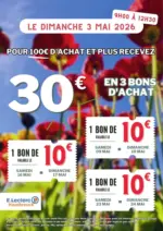 E.Leclerc Bons dachat 3 mai - du 03.05.2026