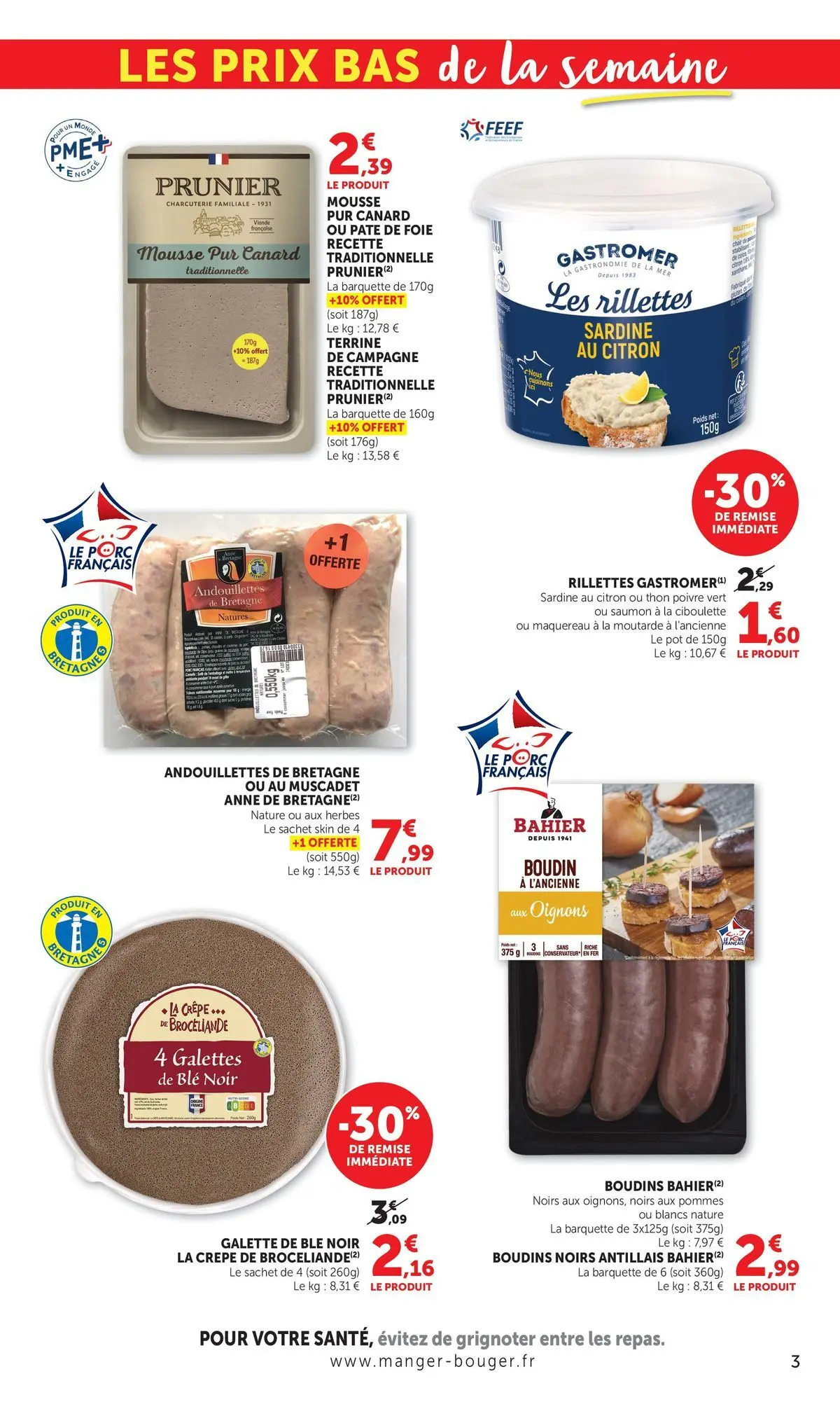 U Express - Jour de Marché à partir du 05/05/2026 - promo en ligne | Page: 3 | Produits: Sardine, Mousse, Thon, Pommes