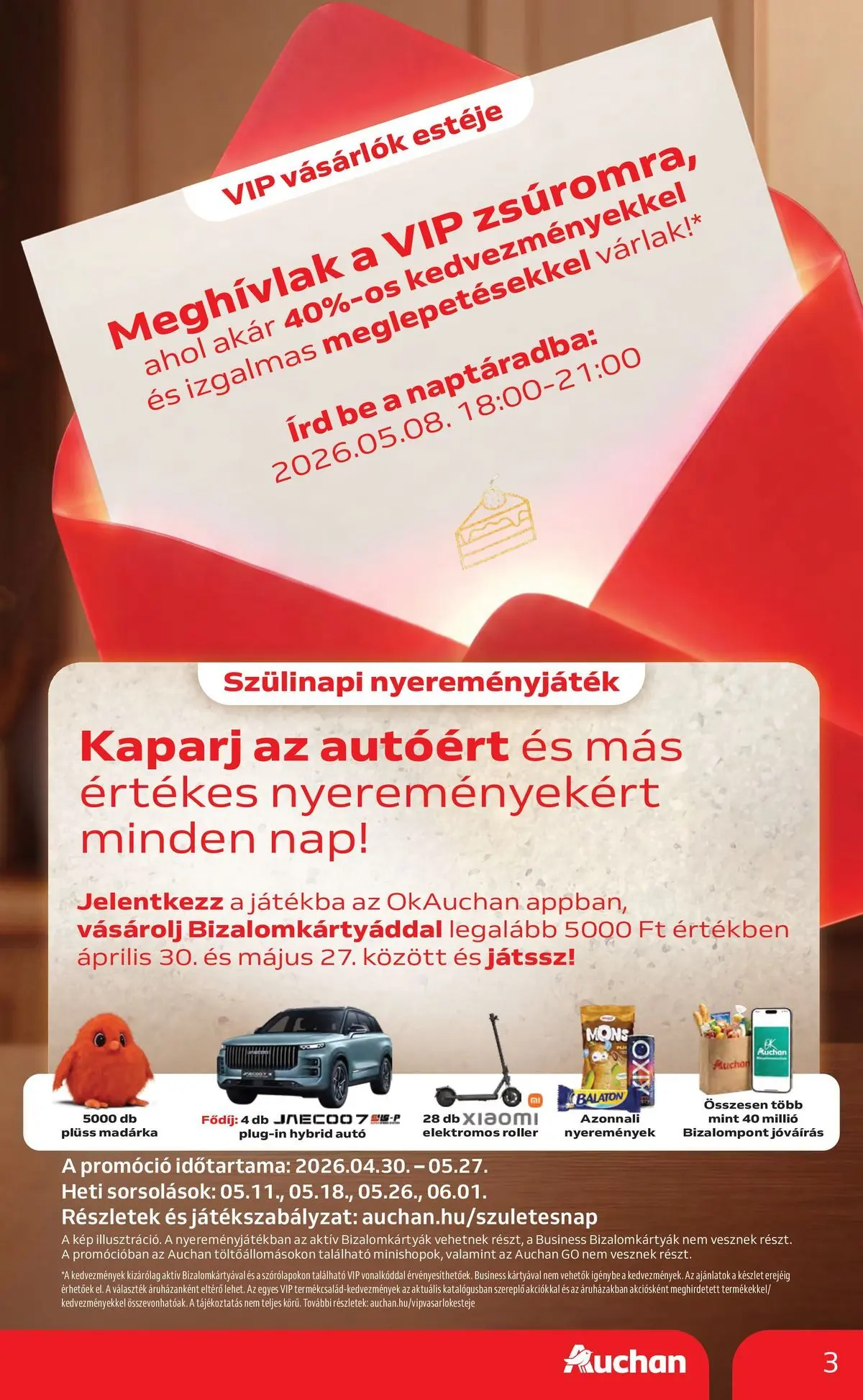 Auchan akciós újság Budapest - 2026.04.30. -tól/töl > akció, lapozható szórólap 🛍️ | Oldal: 3