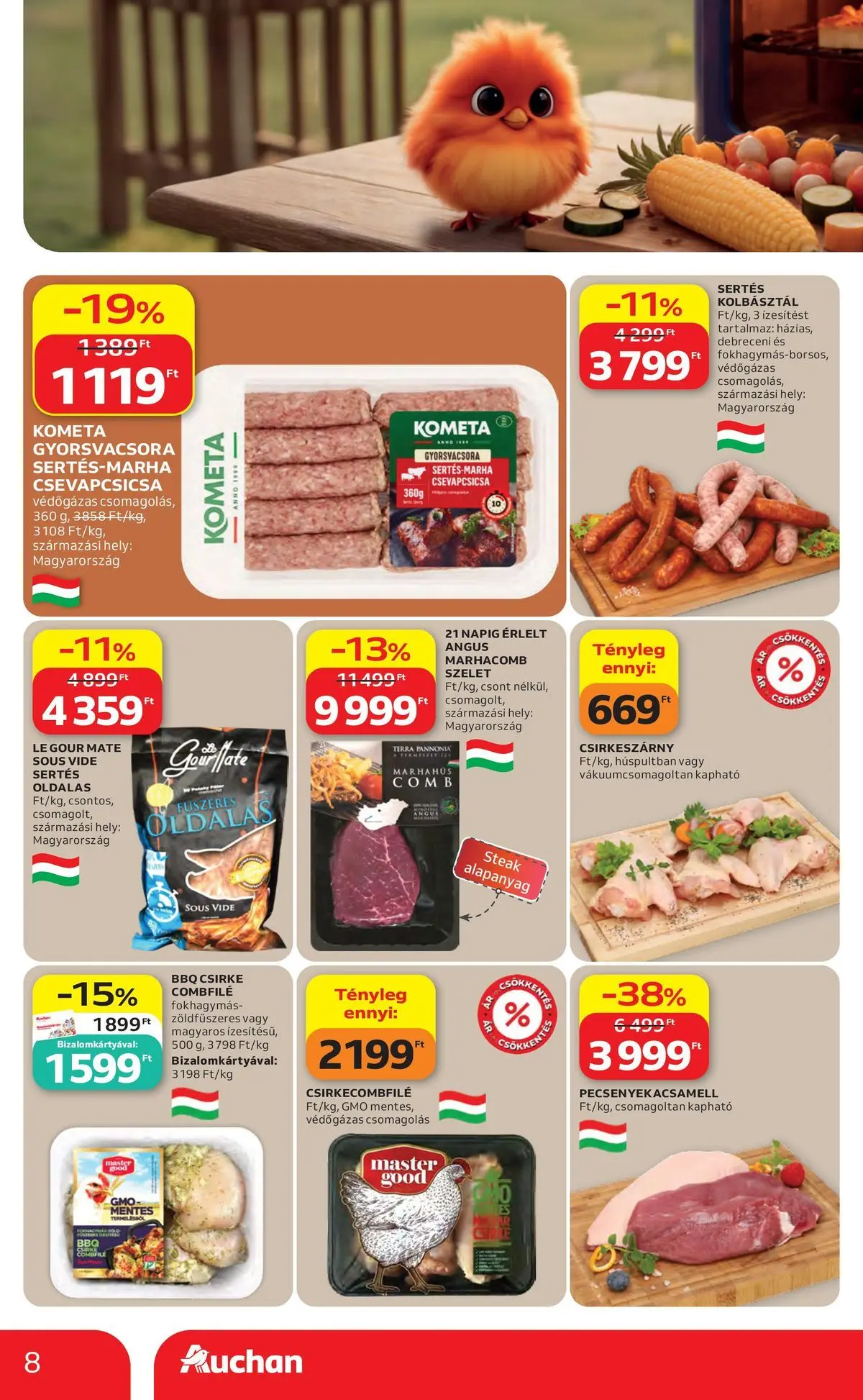 Auchan akciós újság Budapest - 2026.04.30. -tól/töl > akció, lapozható szórólap 🛍️ | Oldal: 8