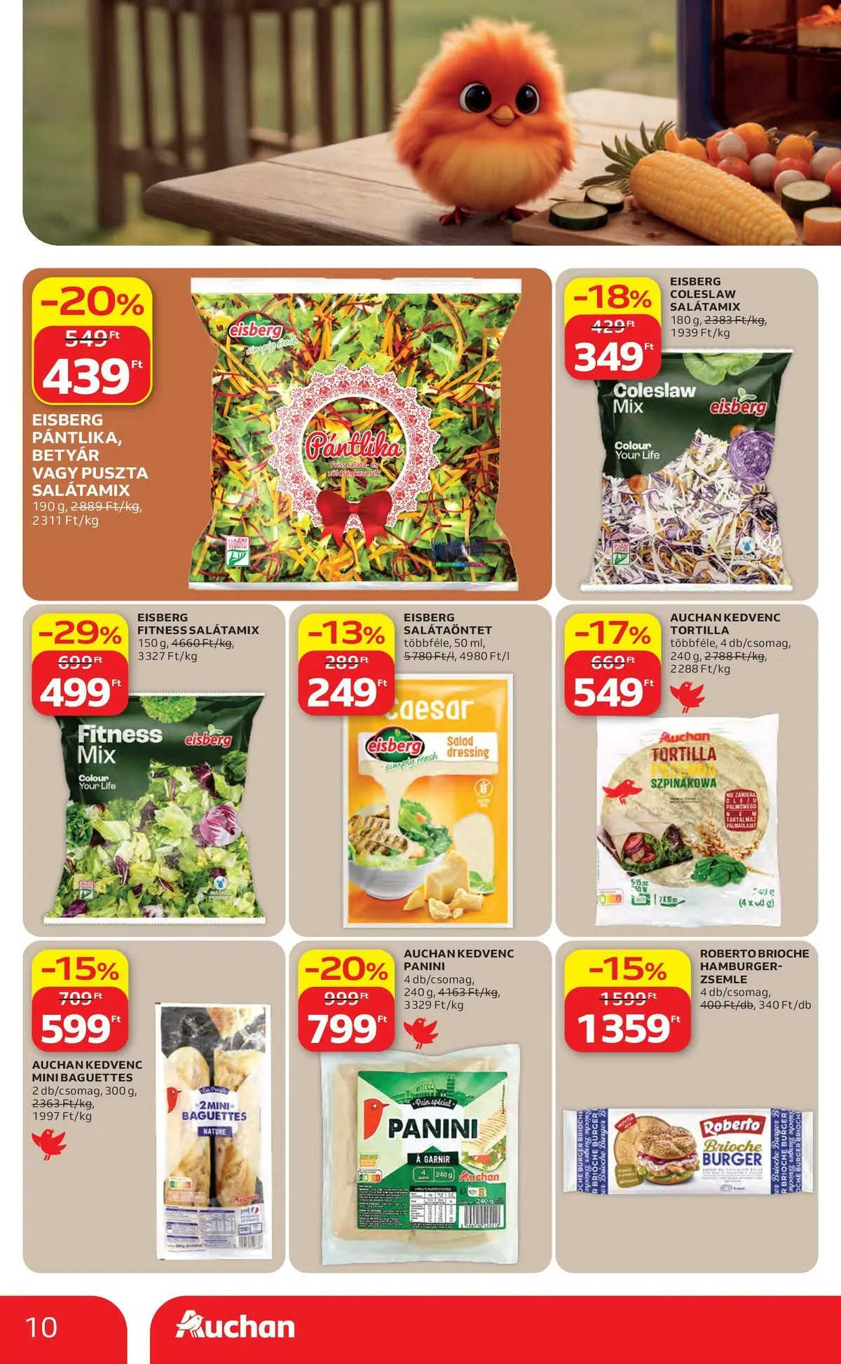 Auchan akciós újság Budapest - 2026.04.30. -tól/töl > akció, lapozható szórólap 🛍️ | Oldal: 10