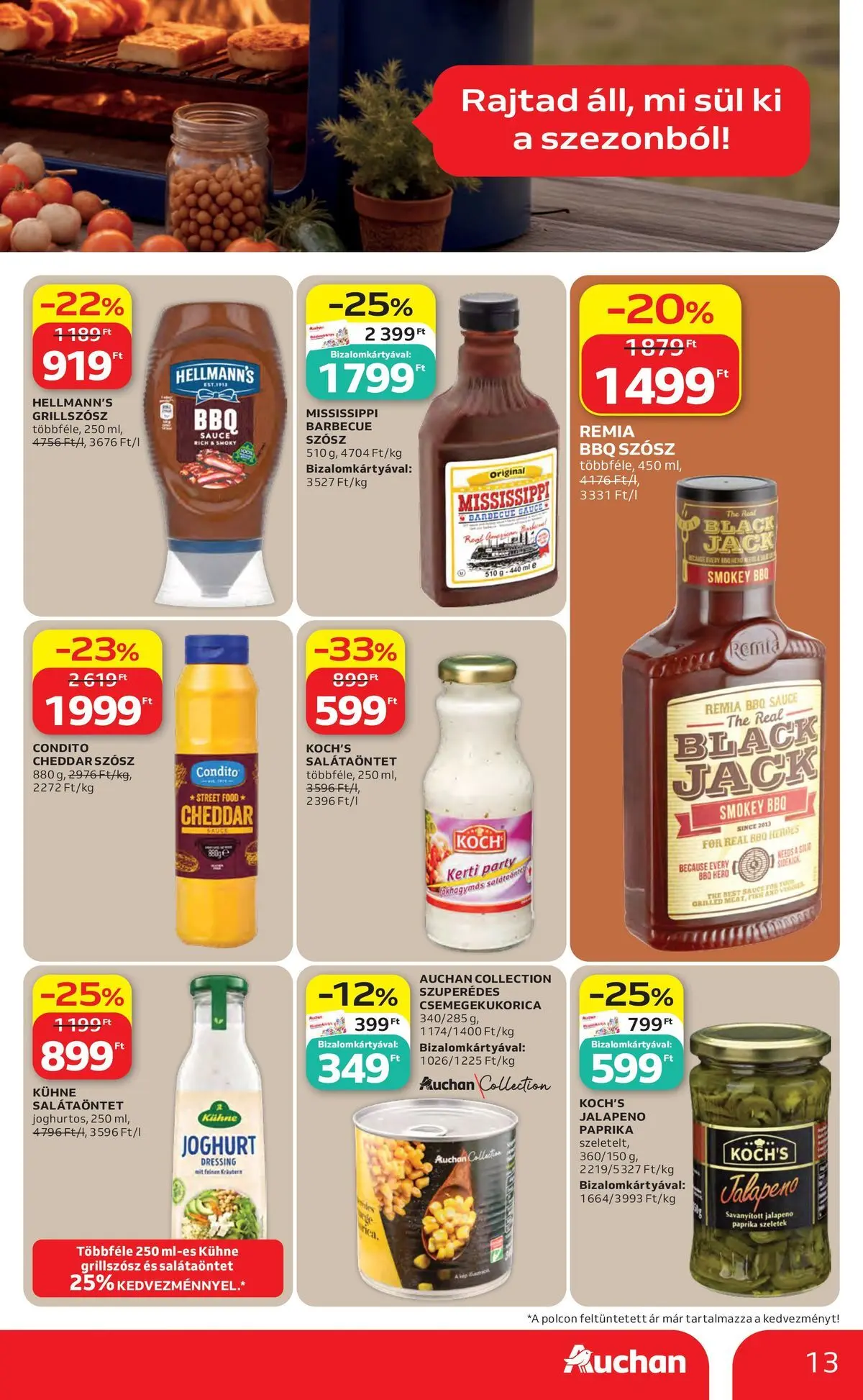 Auchan akciós újság Budapest - 2026.04.30. -tól/töl > akció, lapozható szórólap 🛍️ | Oldal: 13